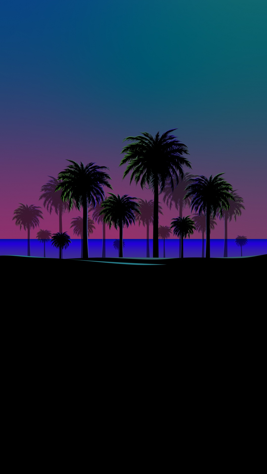 Palmera, Fecha de la Palma, Atardecer, Planta Leñosa, Rectángulo. Wallpaper in 1080x1920 Resolution