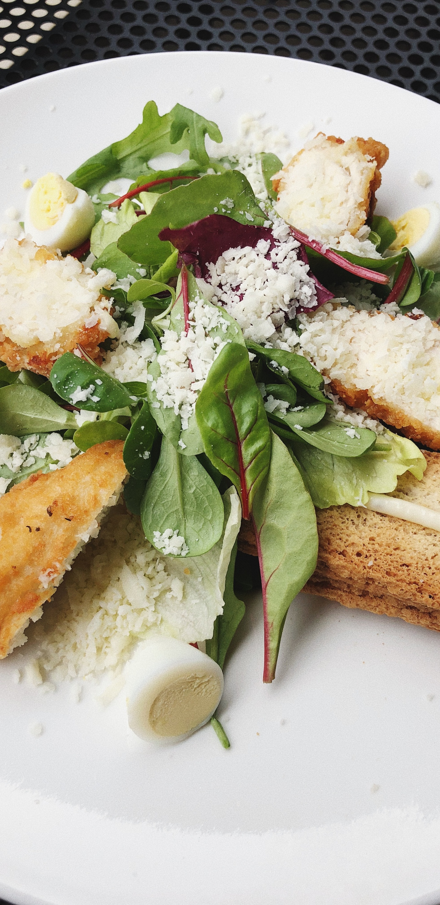 Caesar Salad, Leaf Vegetable, Food, Cooking, Ingredient. Wallpaper in 1440x2960 Resolution