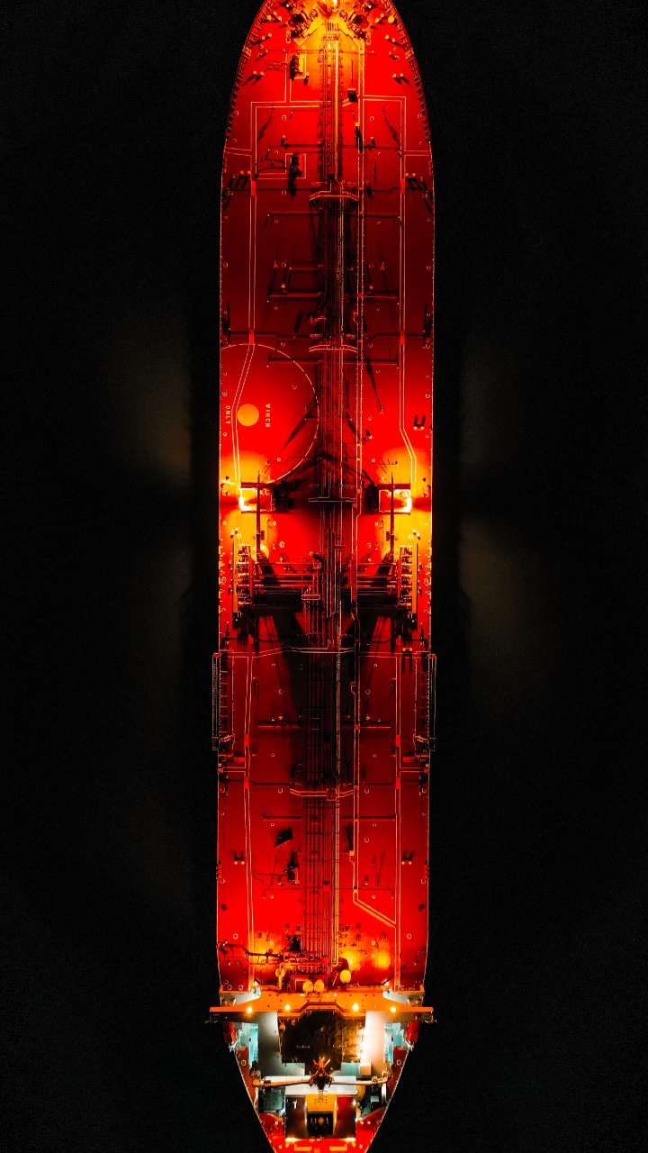 Rotes Und Gelbes LED-Licht. Wallpaper in 720x1280 Resolution