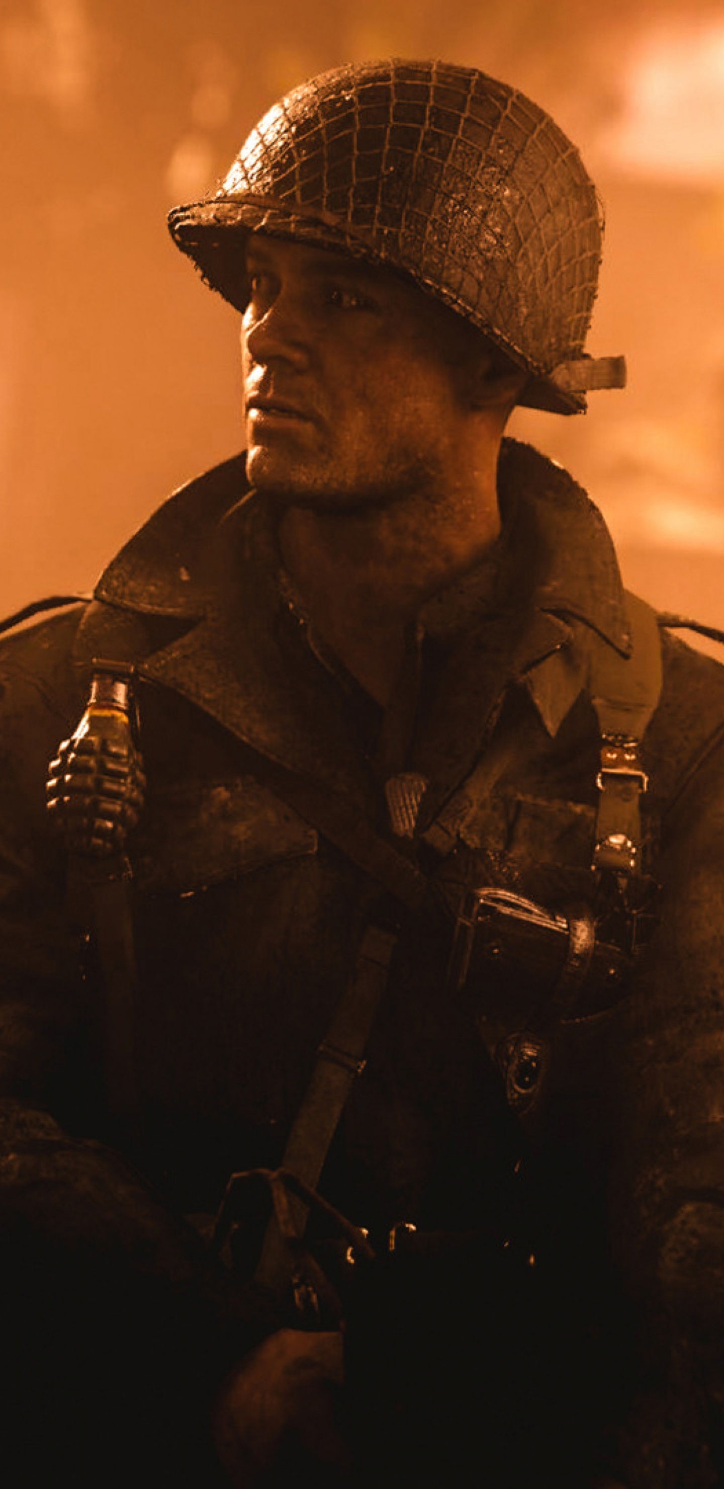 Mann Mit Schwarz-weißem Hut Und Schwarzer Jacke. Wallpaper in 1440x2960 Resolution