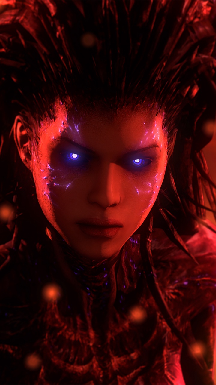 Sarah Kerrigan, Heroes of The Storm, Demon, Video Games, Starcraft. Wallpaper in 720x1280 Resolution