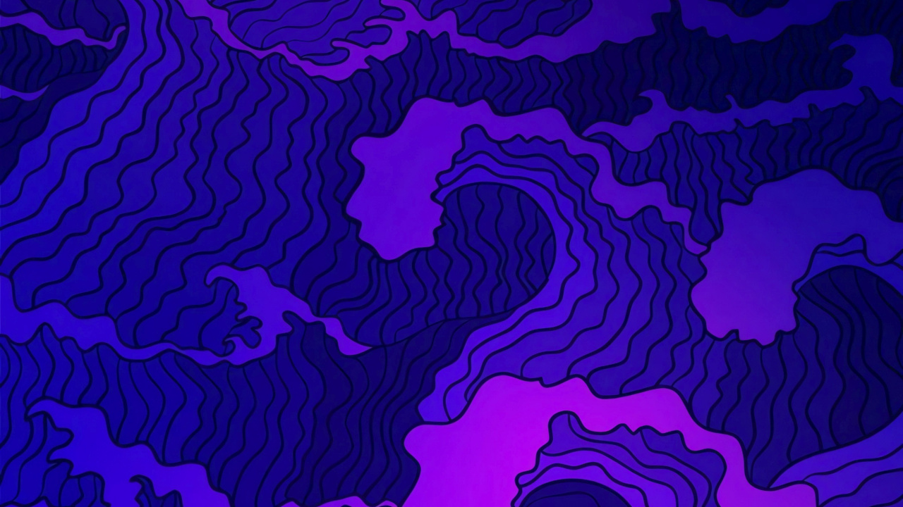 Japanese Wave Abstract, Japanese, Azure, Aqua, Art. Wallpaper in 1280x720 Resolution