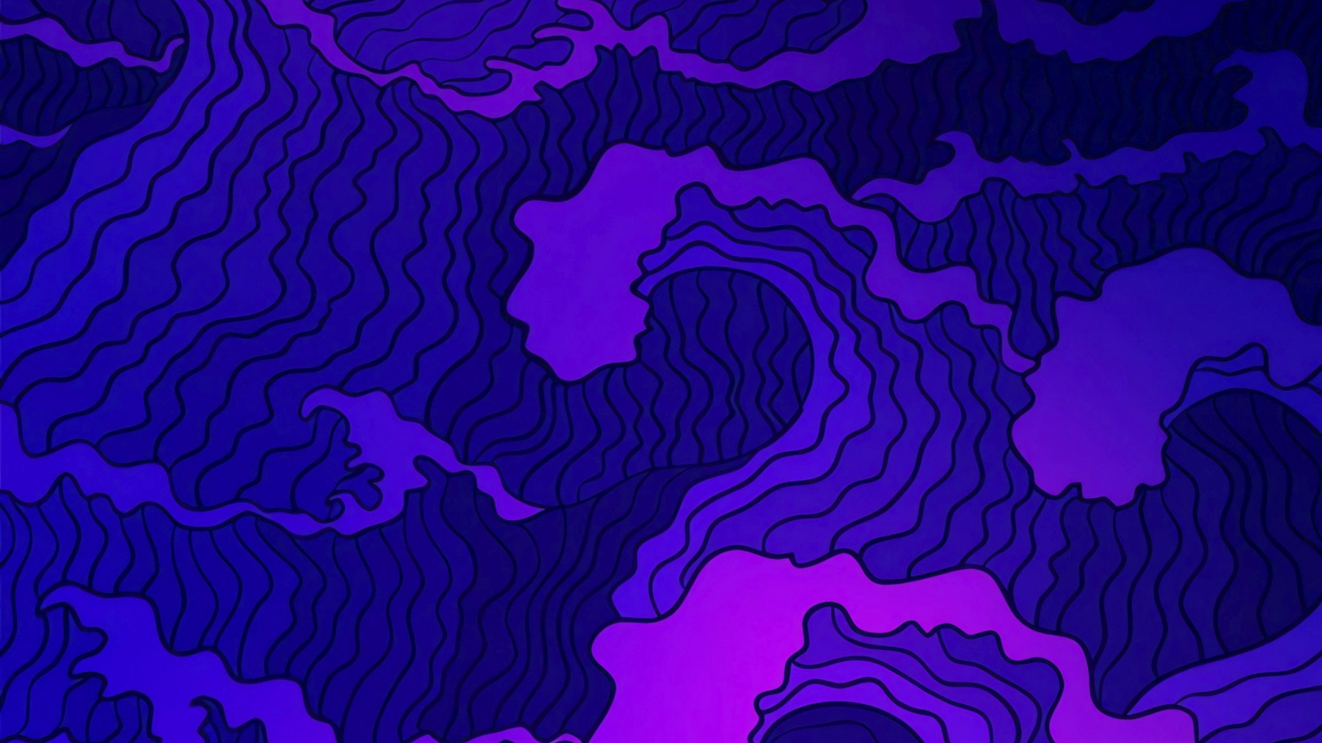 Résumé de la Vague Japonaise, Japonais, Azure, Aqua, Art. Wallpaper in 1920x1080 Resolution