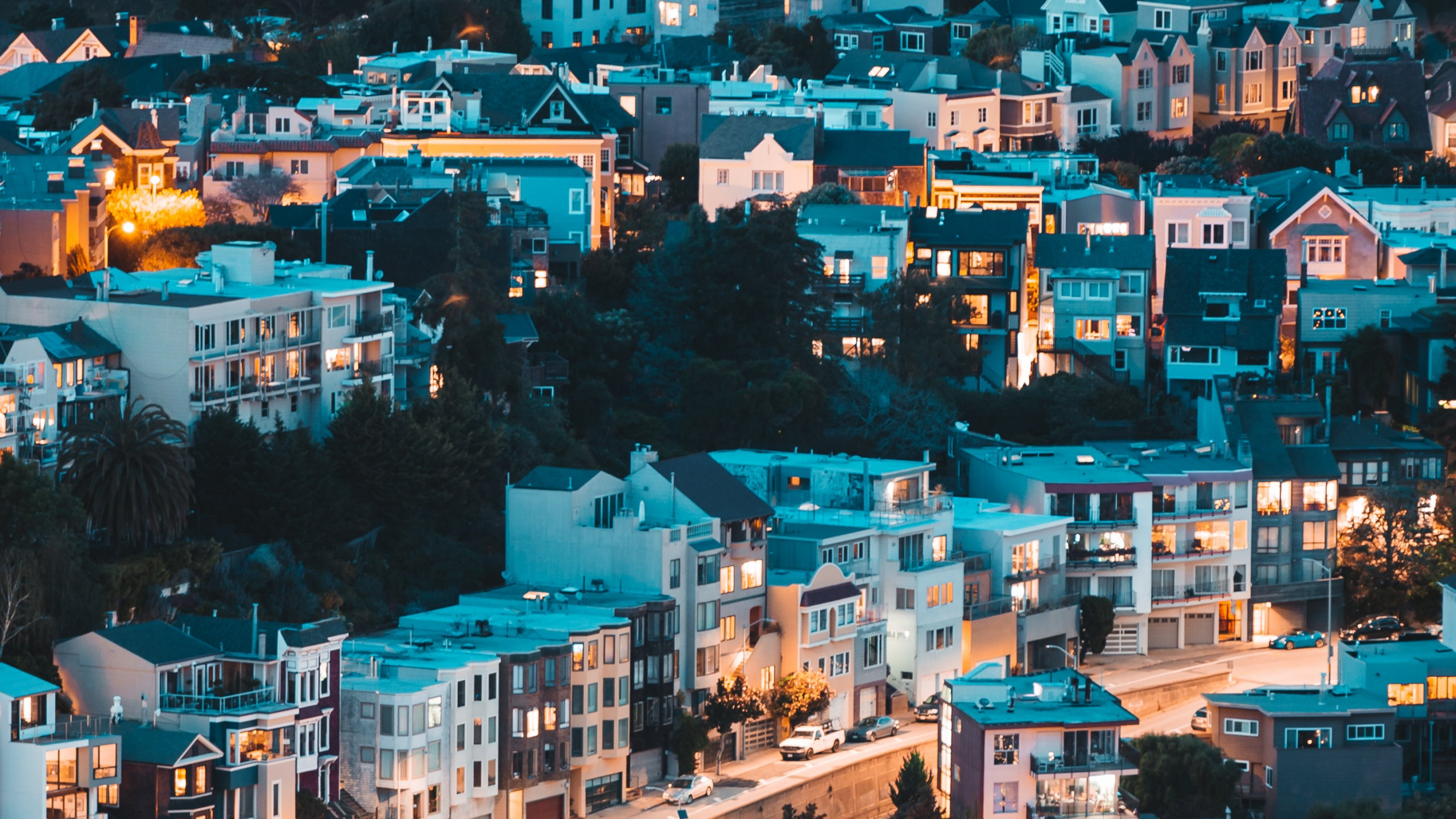 Aerial View of City During Daytime. Wallpaper in 2560x1440 Resolution