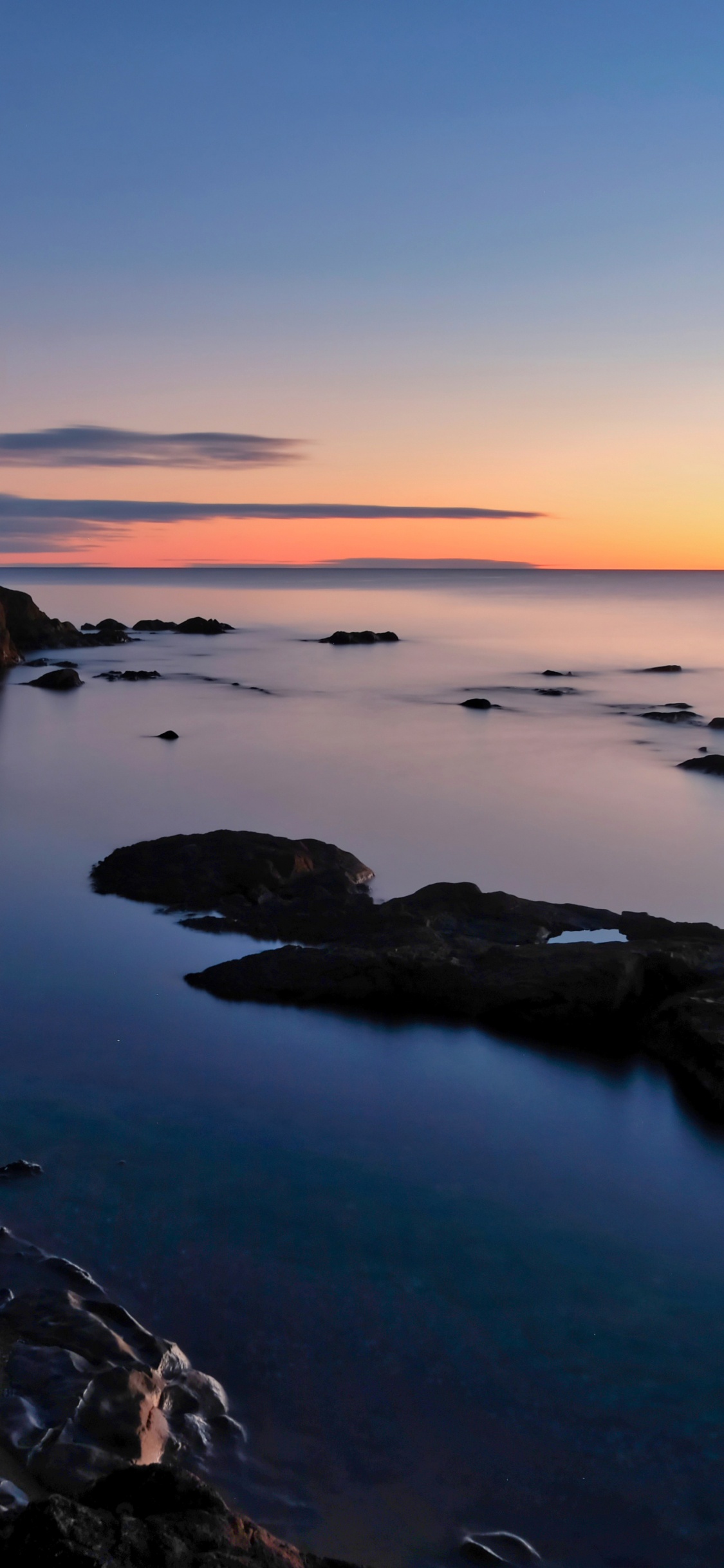 Mar, Agua, Los Recursos de Agua, Paisaje Natural, Atardecer. Wallpaper in 1125x2436 Resolution