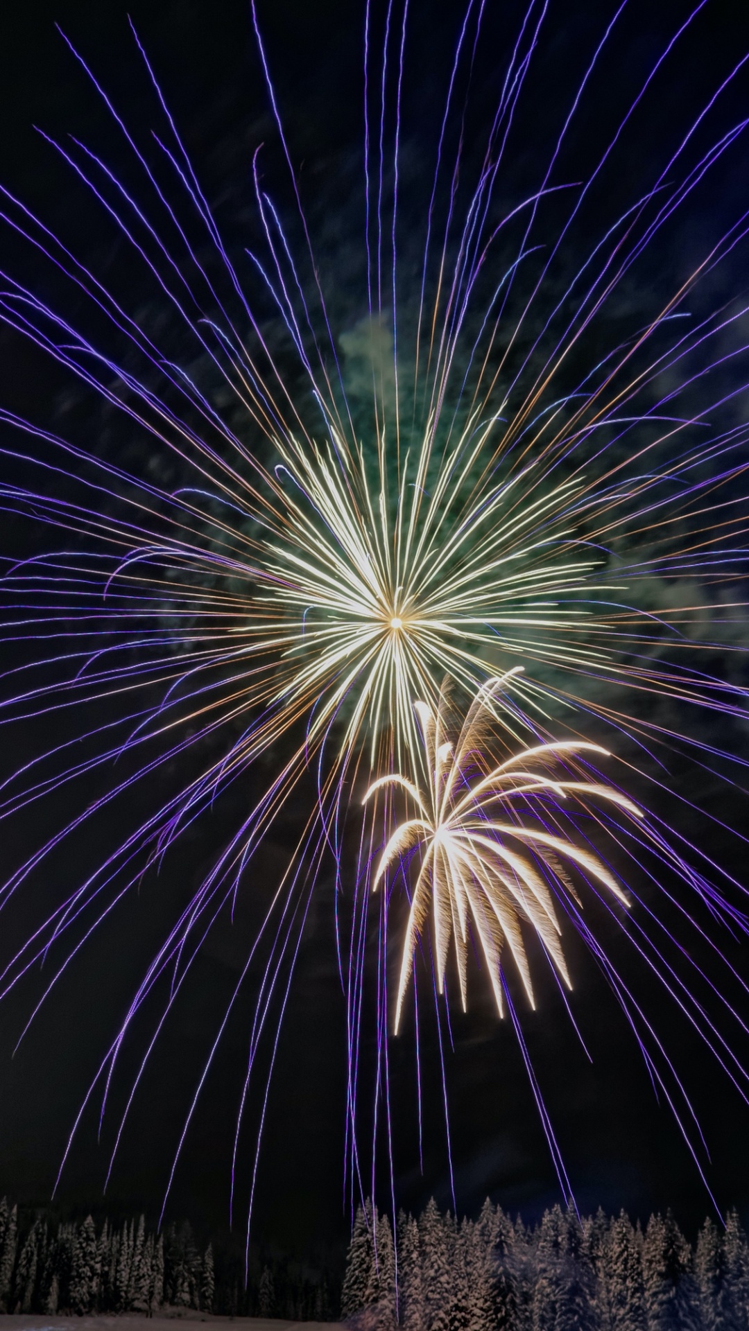 Neujahr, Silvester, Neue Jahre Tag, Blau, Gelb. Wallpaper in 1080x1920 Resolution