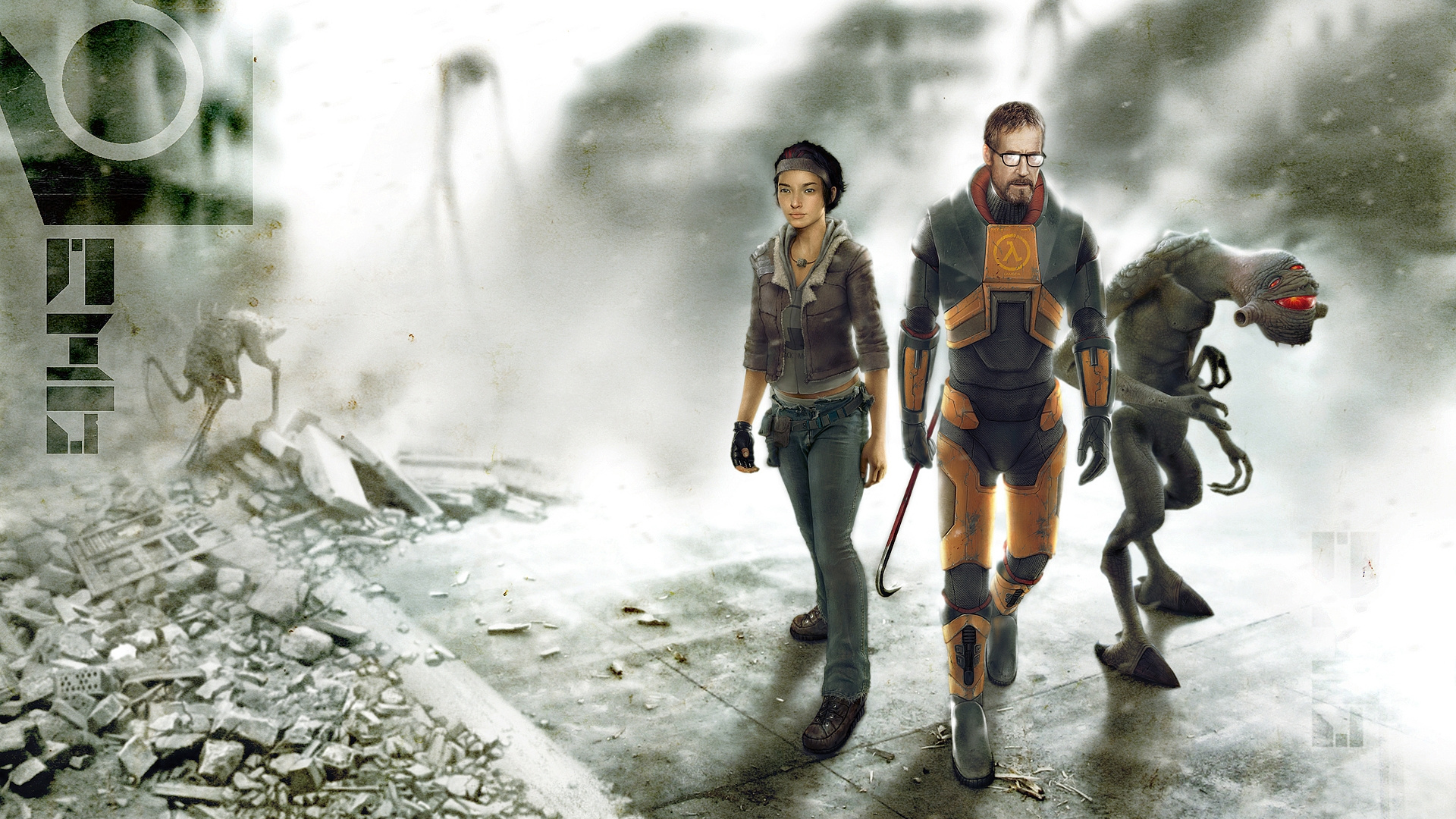 Gordon Freeman, Half Life 2, Baum, Halbwertszeit, Portal. Wallpaper in 1920x1080 Resolution