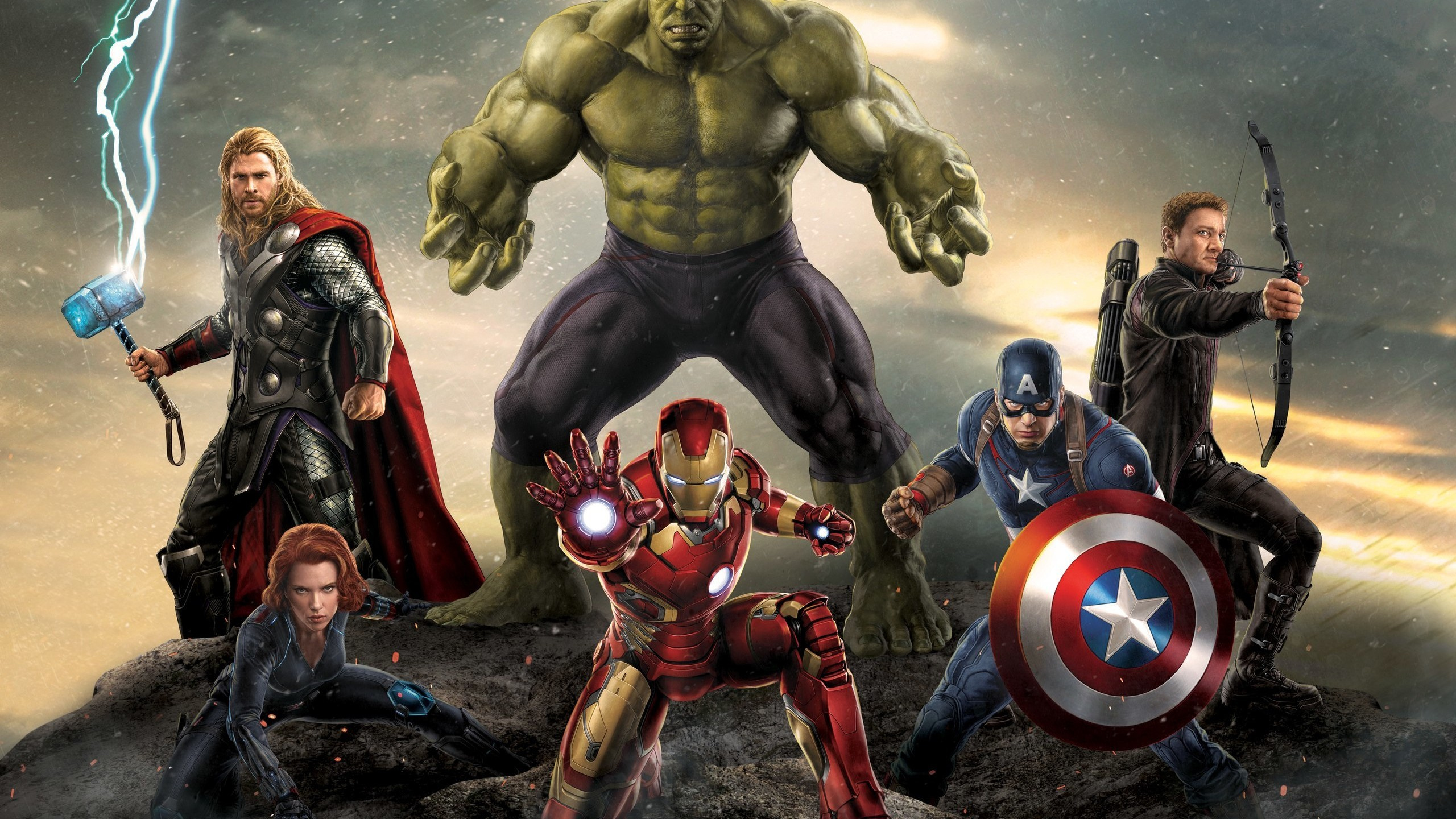 Rote Und Schwarze Iron Man Actionfigur. Wallpaper in 2560x1440 Resolution