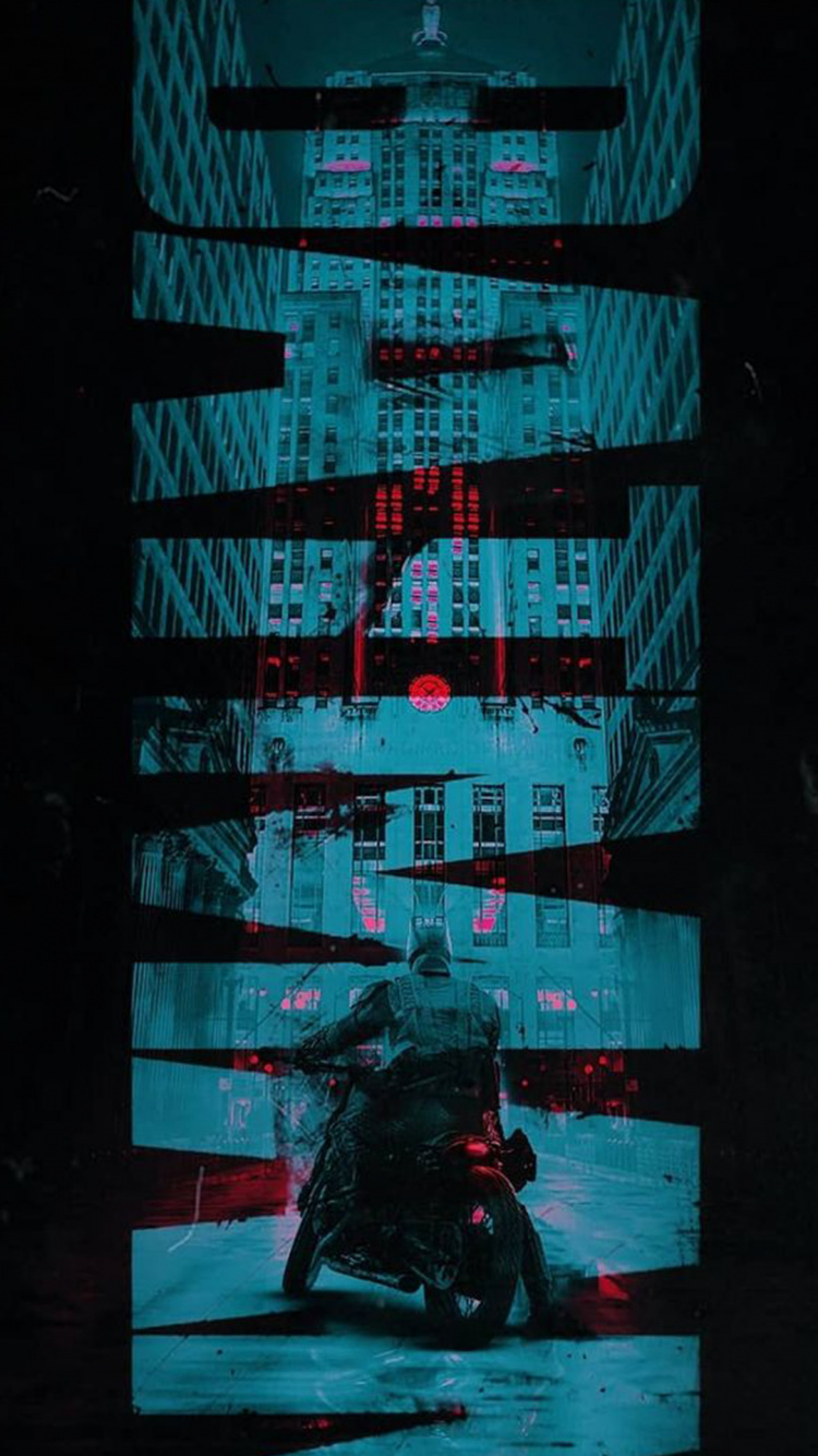 Batman, Fenster, Blau, Rechteck, Rad. Wallpaper in 750x1334 Resolution