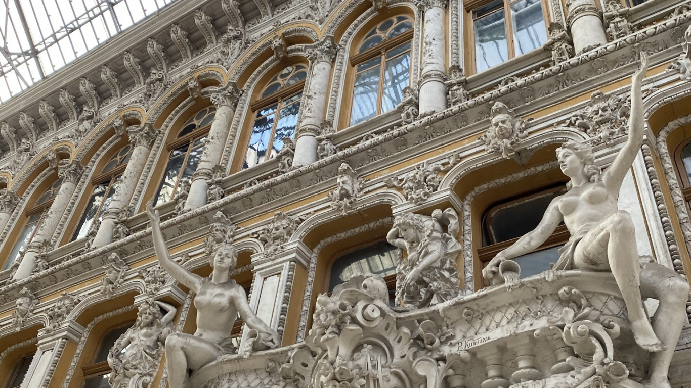 Odesa, Stone Carving, Classical Architecture, Architecture, Facade. Wallpaper in 1366x768 Resolution