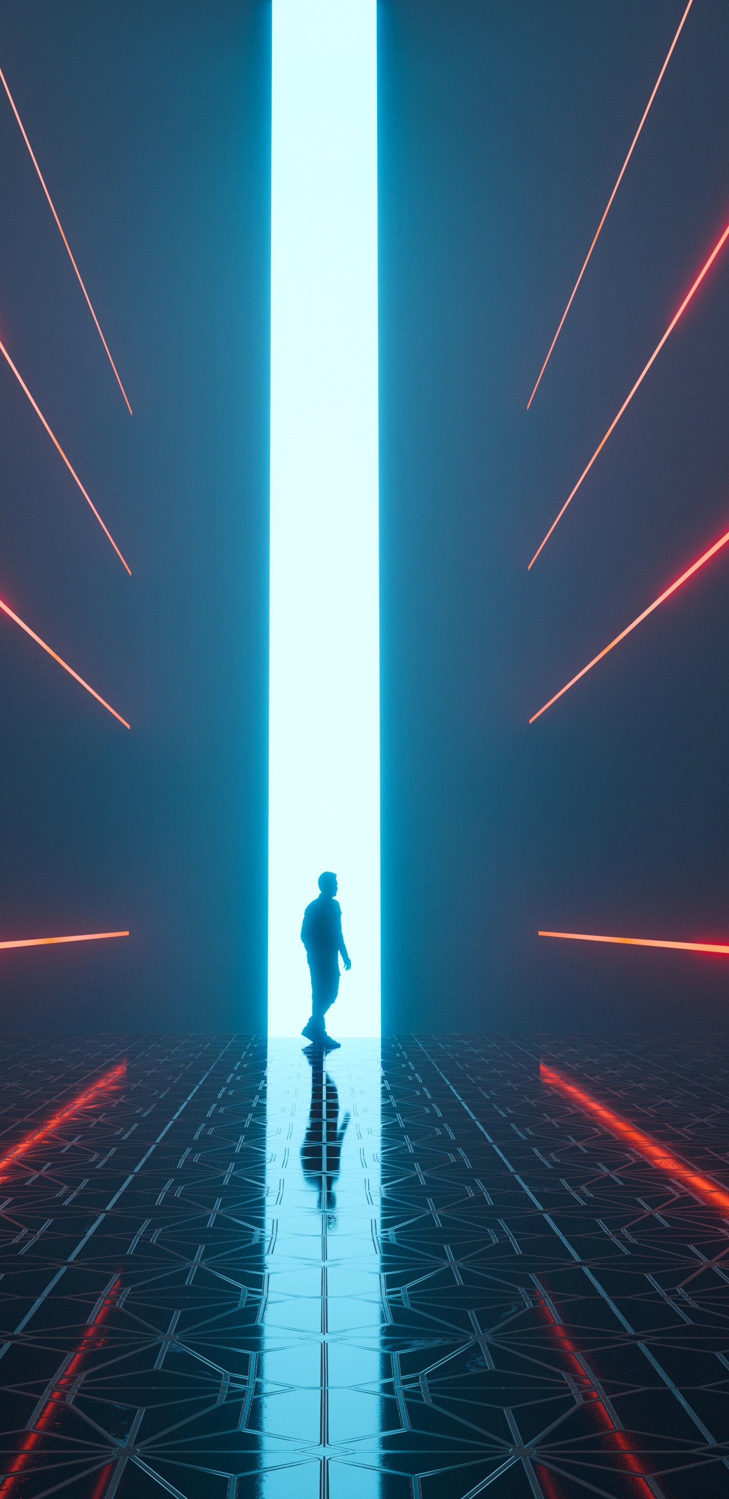 Licht, Traurig, Illustration, Kunst, Strom. Wallpaper in 1440x2960 Resolution