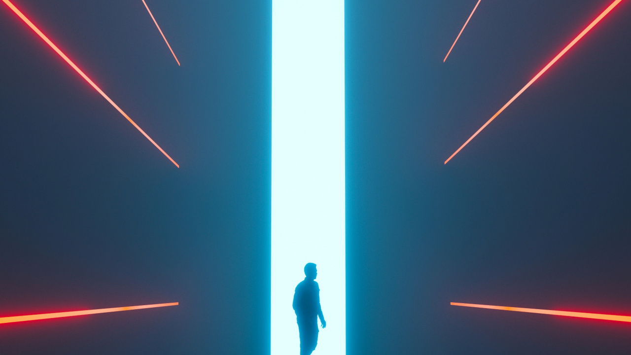 Lumière, Triste, Illustration, Art, Électricité. Wallpaper in 1280x720 Resolution