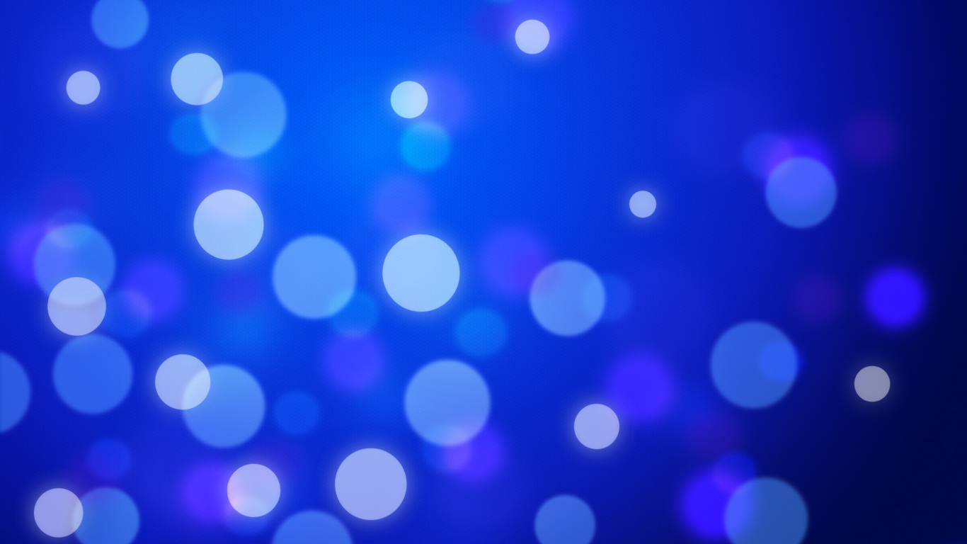 Lumières Bokeh Violettes et Blanches. Wallpaper in 1366x768 Resolution