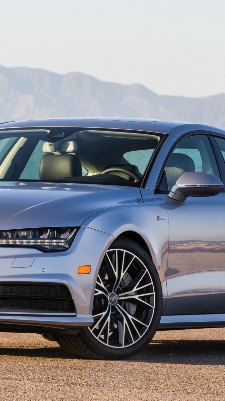 Black Audi a 4 Coupe on Brown Field During Daytime. Wallpaper in 720x1280 Resolution