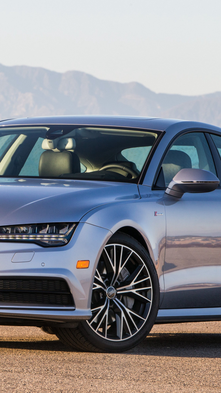 Black Audi a 4 Coupe on Brown Field During Daytime. Wallpaper in 750x1334 Resolution