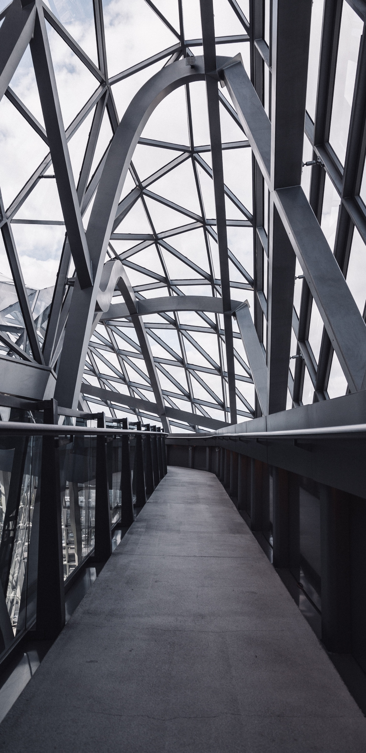 农场, 对称, 建筑, 桁架桥, 黑色和白色的 壁纸 1440x2960 允许