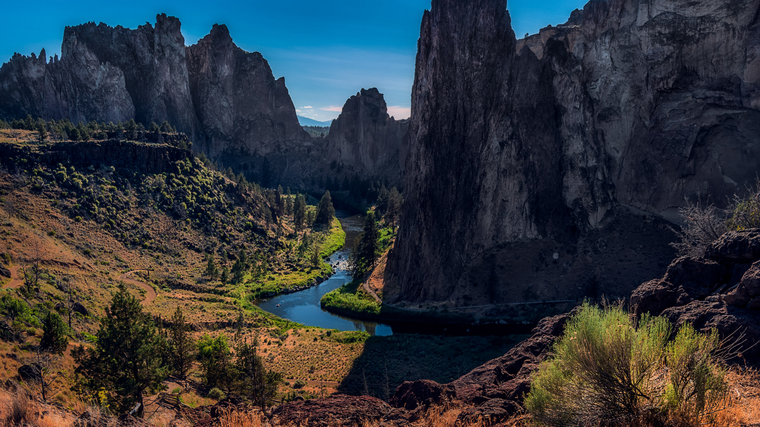 Nature, Mountain, Wilderness, Rock, Cliff. Wallpaper in 2560x1440 Resolution