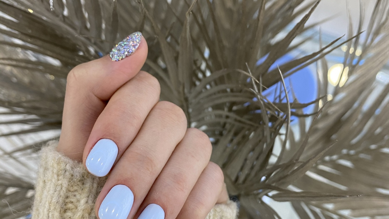 Uña, Manicura, Modelo de Mano, Dedo, Azul. Wallpaper in 1366x768 Resolution