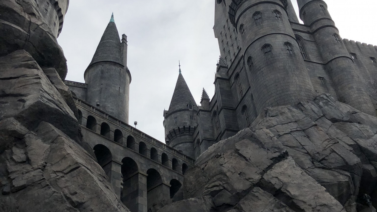 哈利*波特, Hogwarts, 城堡, 伏地魔, 里程碑 壁纸 1280x720 允许