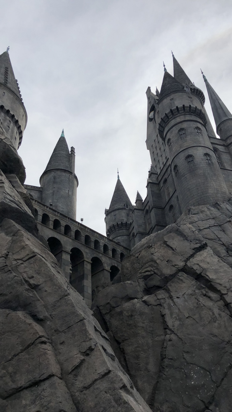 哈利*波特, Hogwarts, 城堡, 伏地魔, 里程碑 壁纸 750x1334 允许