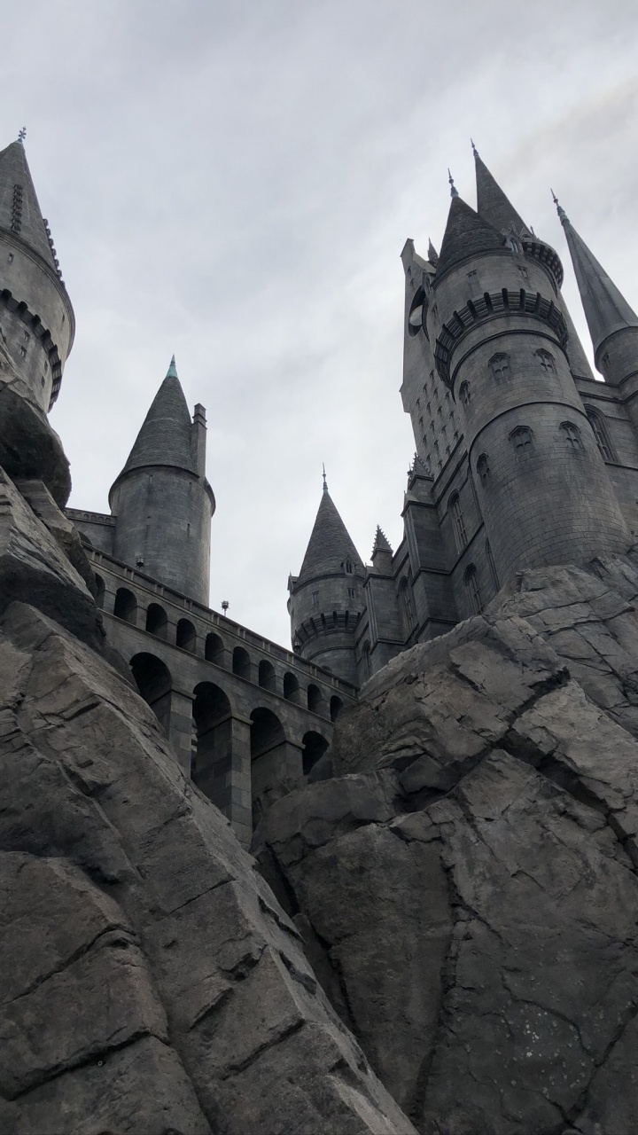 Harry Potter, Hogwarts, Castillo, Lord Voldemort, Spire. Wallpaper in 720x1280 Resolution