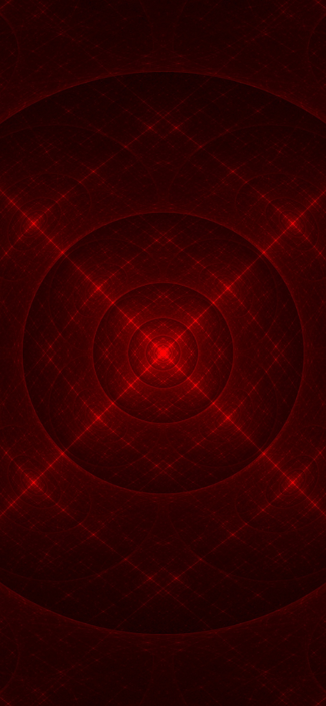 Luz Roja Sobre Fondo Rojo. Wallpaper in 1125x2436 Resolution