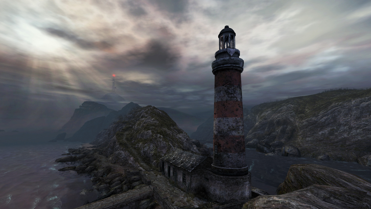 Torre de Hormigón Marrón y Blanco en la Montaña. Wallpaper in 1280x720 Resolution