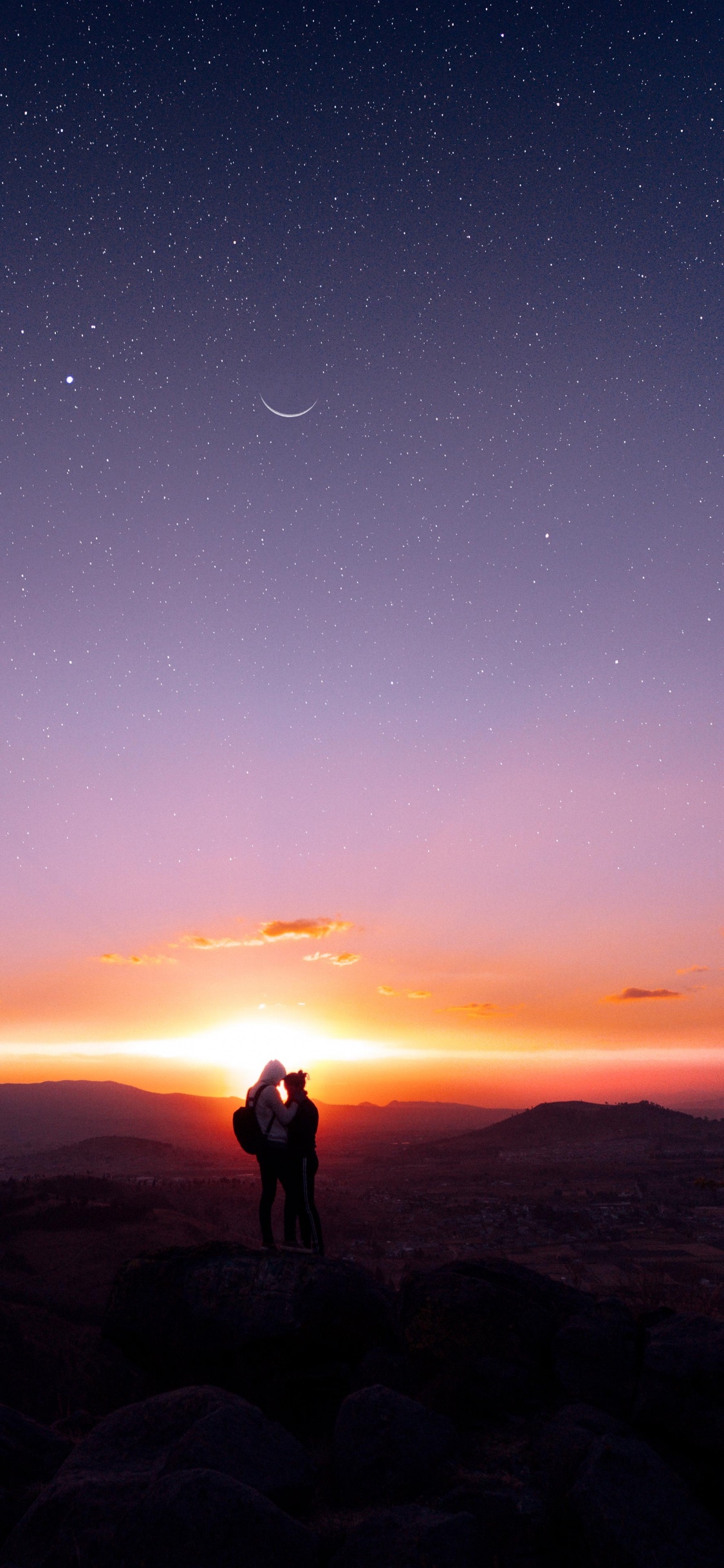 Atmosphère, L'écorégion, Lumière, Afterglow, Paysage Naturel. Wallpaper in 1125x2436 Resolution