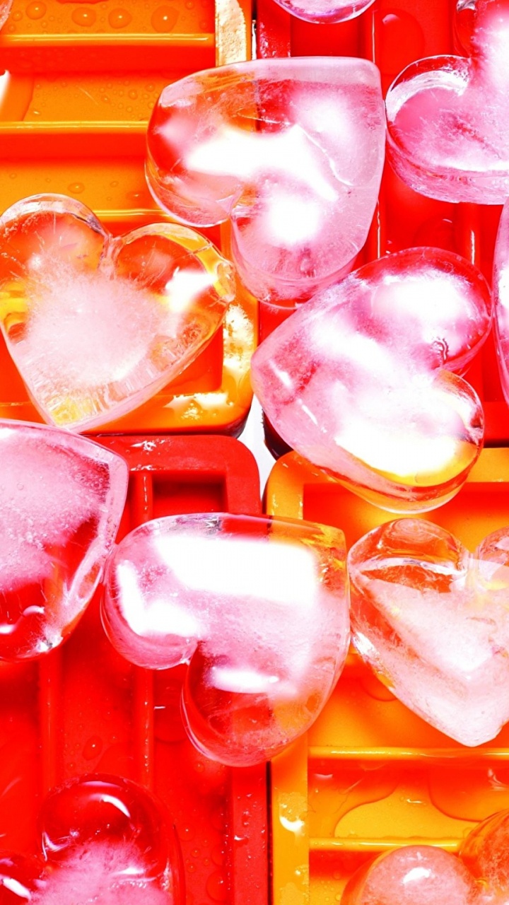 Ice, Sweetness, Confectionery, Petal, Digital Art. Wallpaper in 720x1280 Resolution