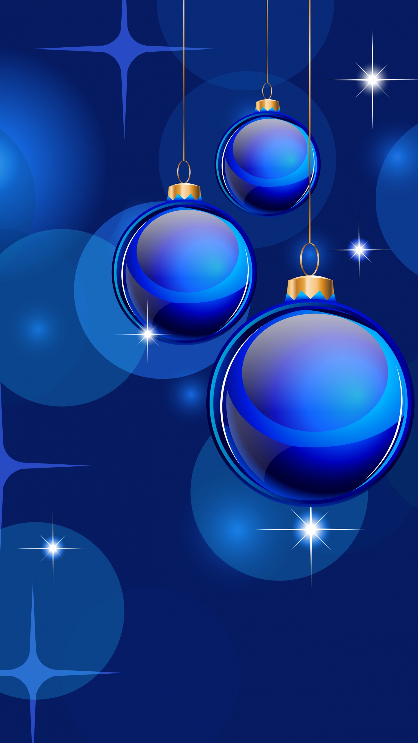 Nochevieja, Navidad, Agua, Azul, Luz. Wallpaper in 1440x2560 Resolution