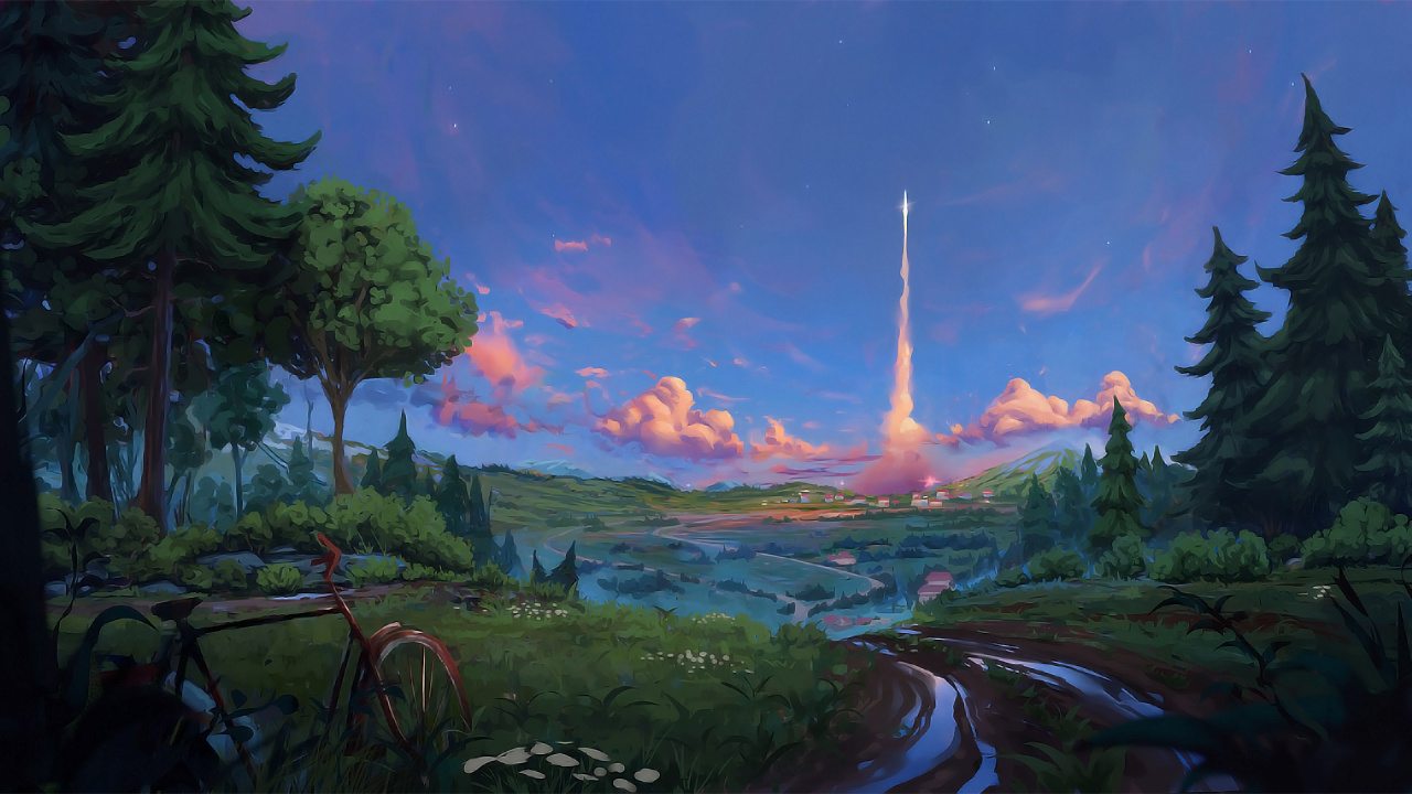 Denis Istomin Quiet, Cloud, Plant, Natural Environment, Natural Landscape. Wallpaper in 1280x720 Resolution