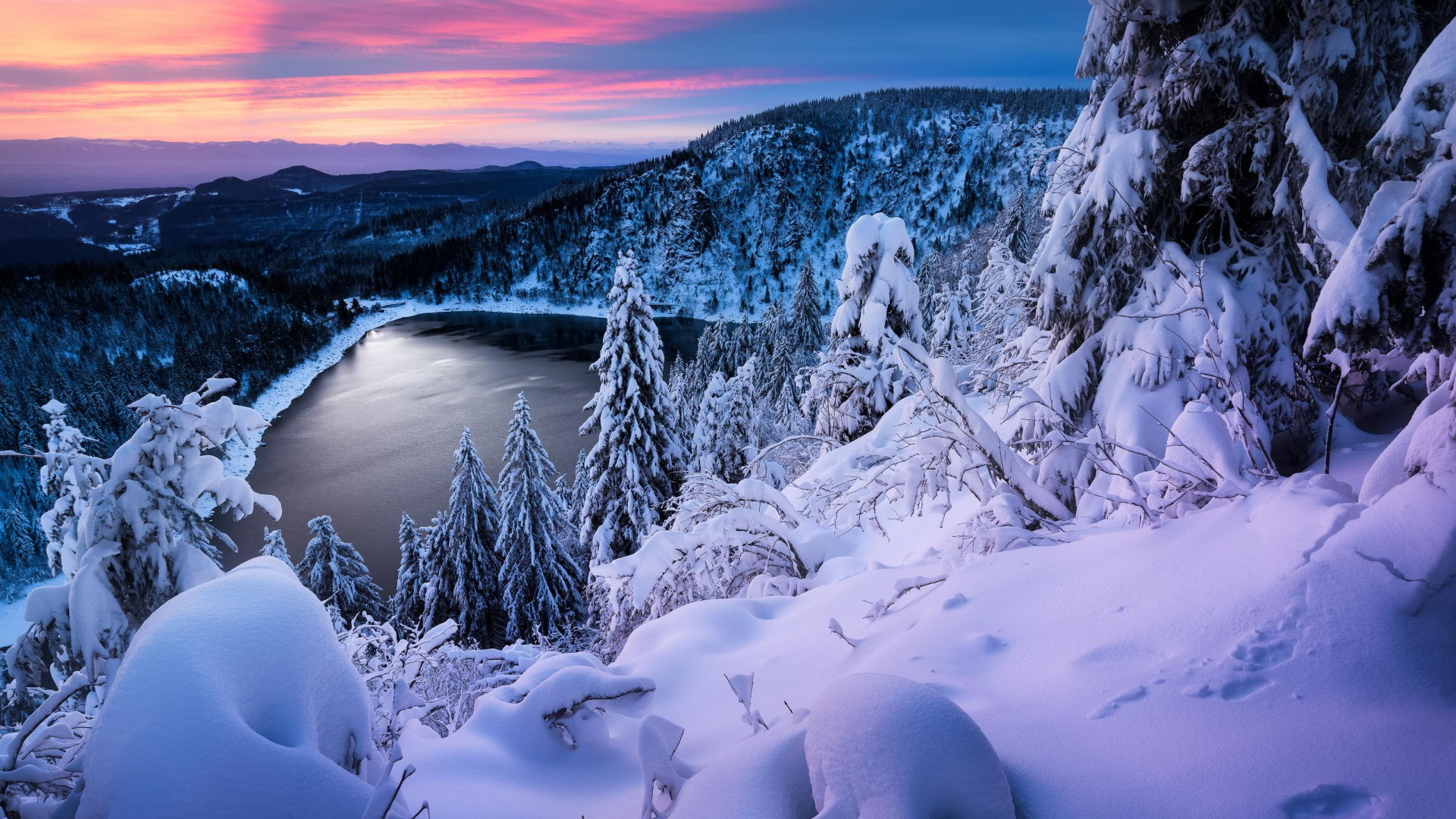 Schneebedeckter Berg Tagsüber. Wallpaper in 1920x1080 Resolution