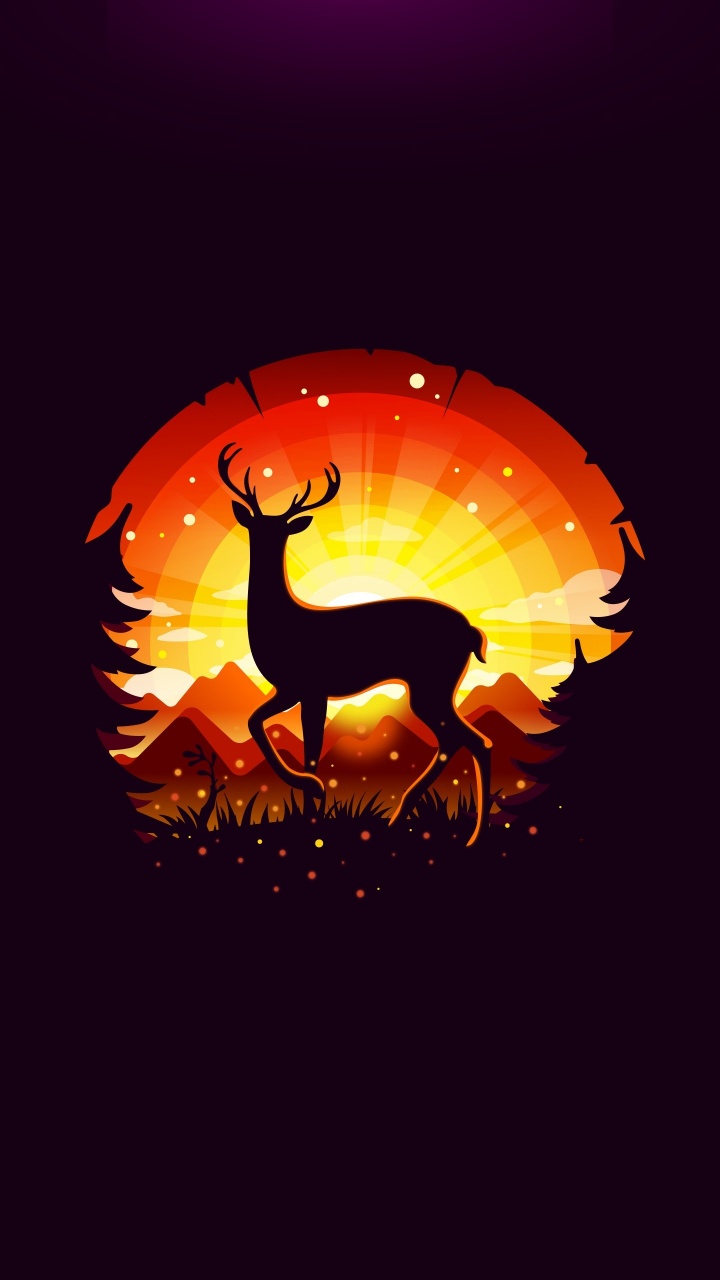 Orange, Illustration, Kunst, Design, Malerei. Wallpaper in 720x1280 Resolution