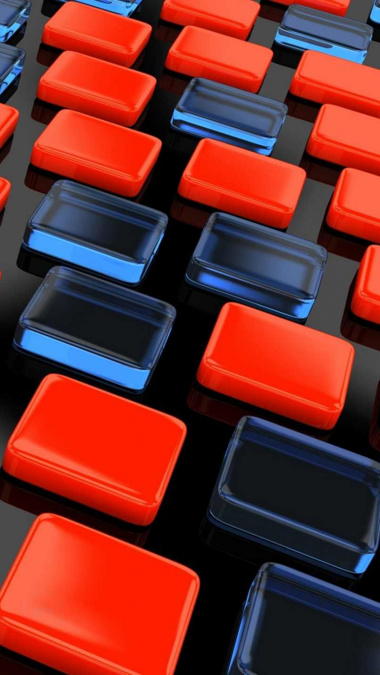 Red, Orange, Pattern, Technology, Glass Blocks. Wallpaper in 750x1334 Resolution