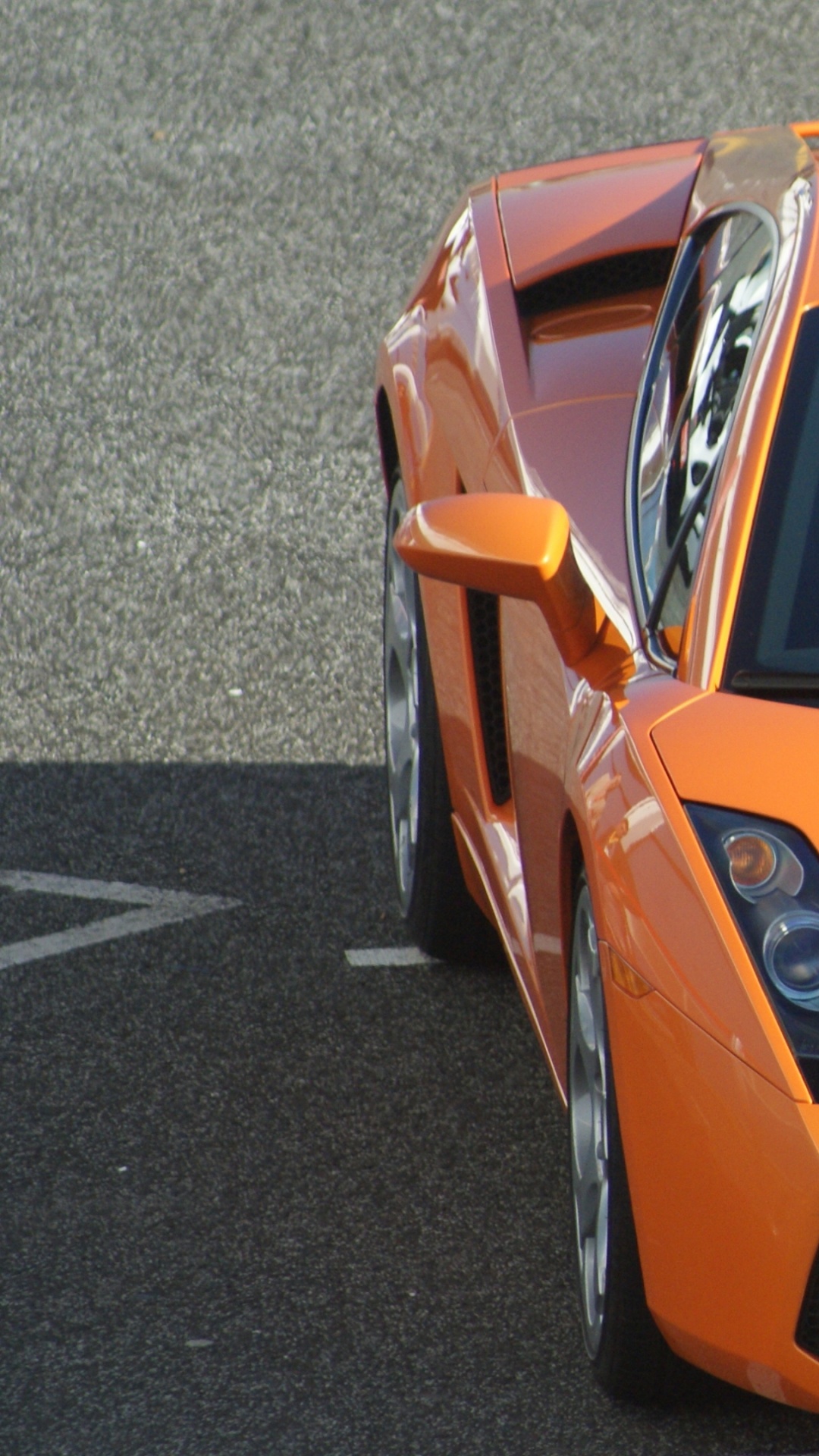 Yellow Ferrari 458 Italia on Road. Wallpaper in 1080x1920 Resolution