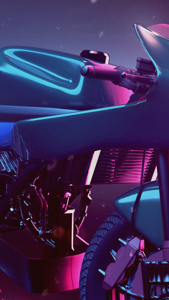 Moto Noir et Rouge en Photographie Rapprochée. Wallpaper in 720x1280 Resolution