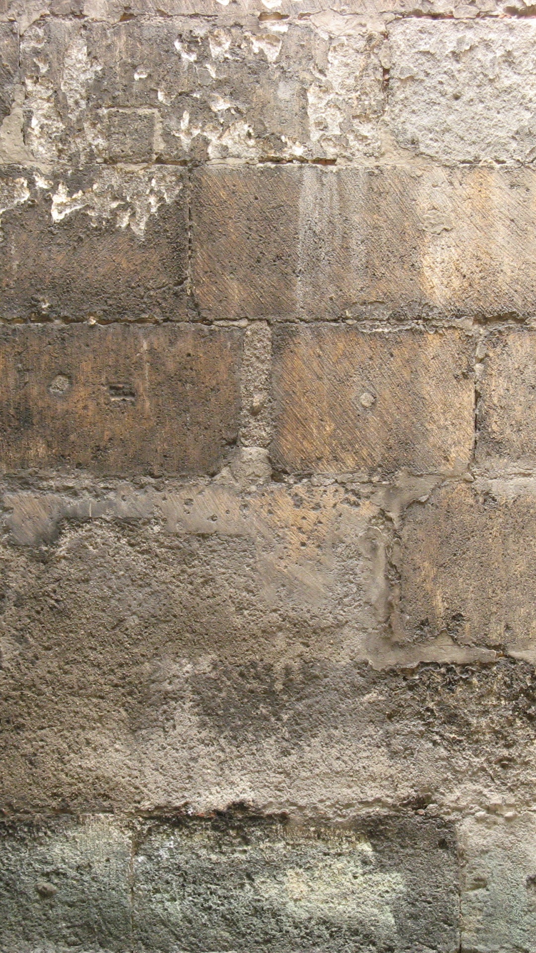 Mur de Béton Vert et Marron. Wallpaper in 1080x1920 Resolution