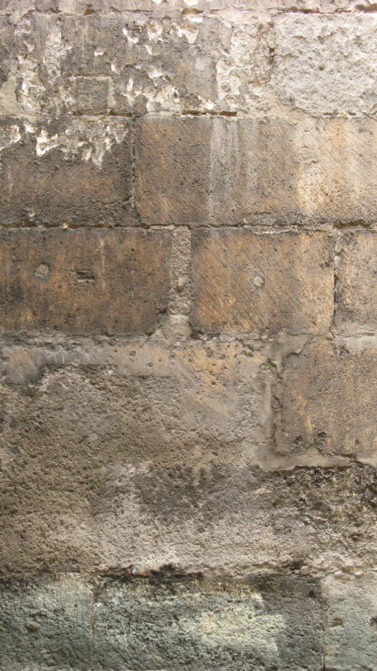 Mur de Béton Vert et Marron. Wallpaper in 750x1334 Resolution
