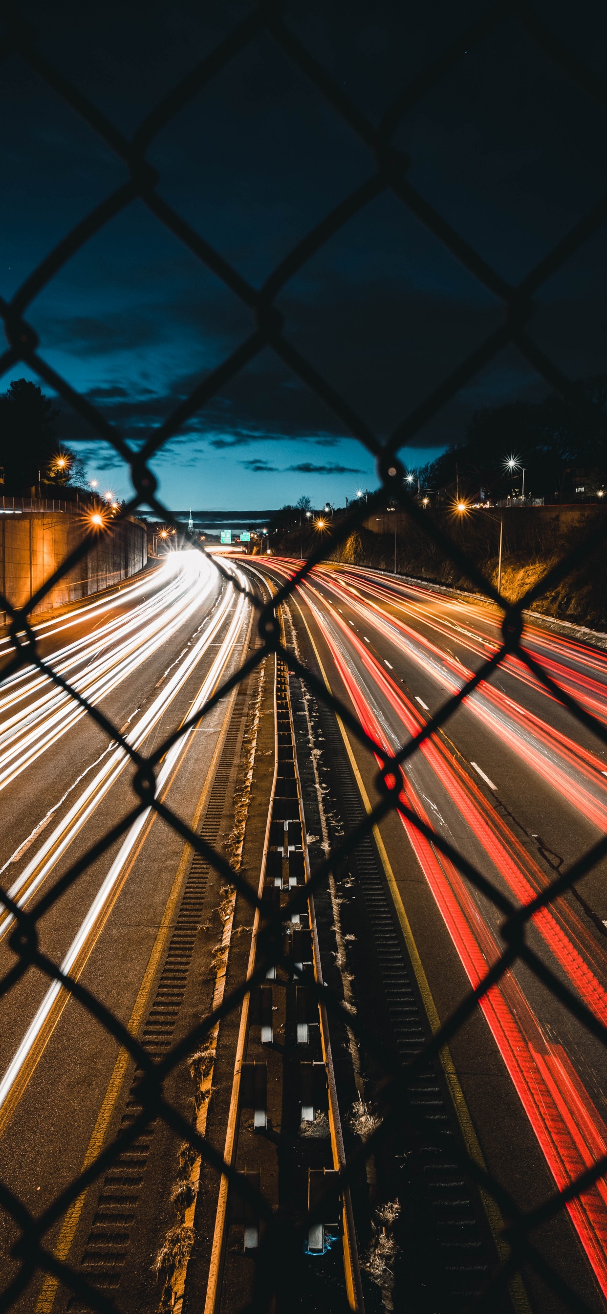 Time Lapse Photography of Cars on Road During Night Time. Wallpaper in 1242x2688 Resolution