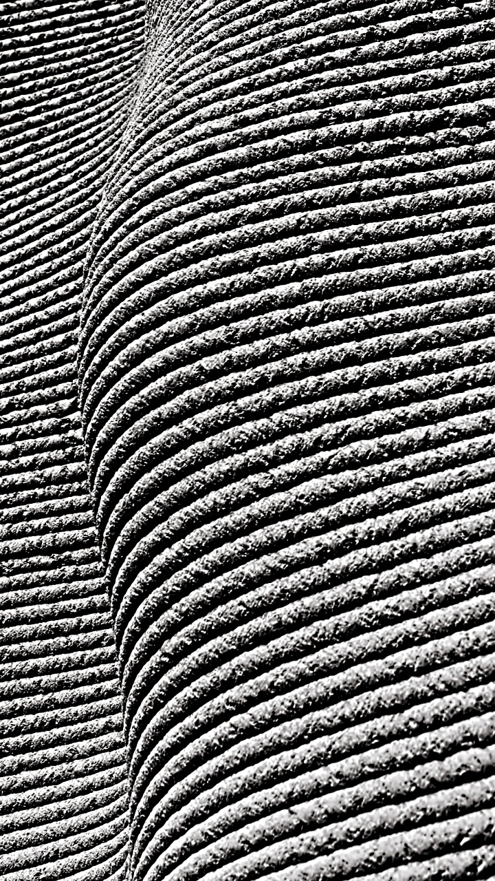 Black and White Striped Textile. Wallpaper in 720x1280 Resolution