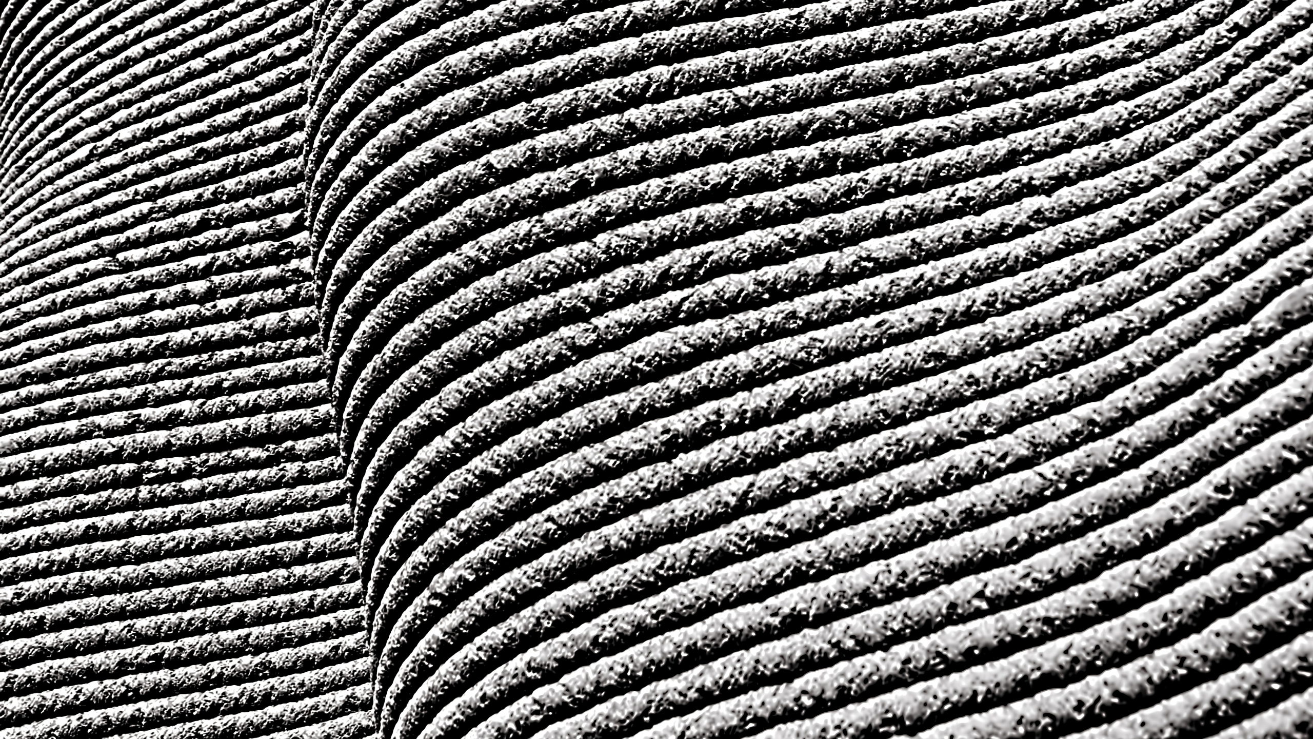 Textil Rayado Blanco y Negro. Wallpaper in 2560x1440 Resolution