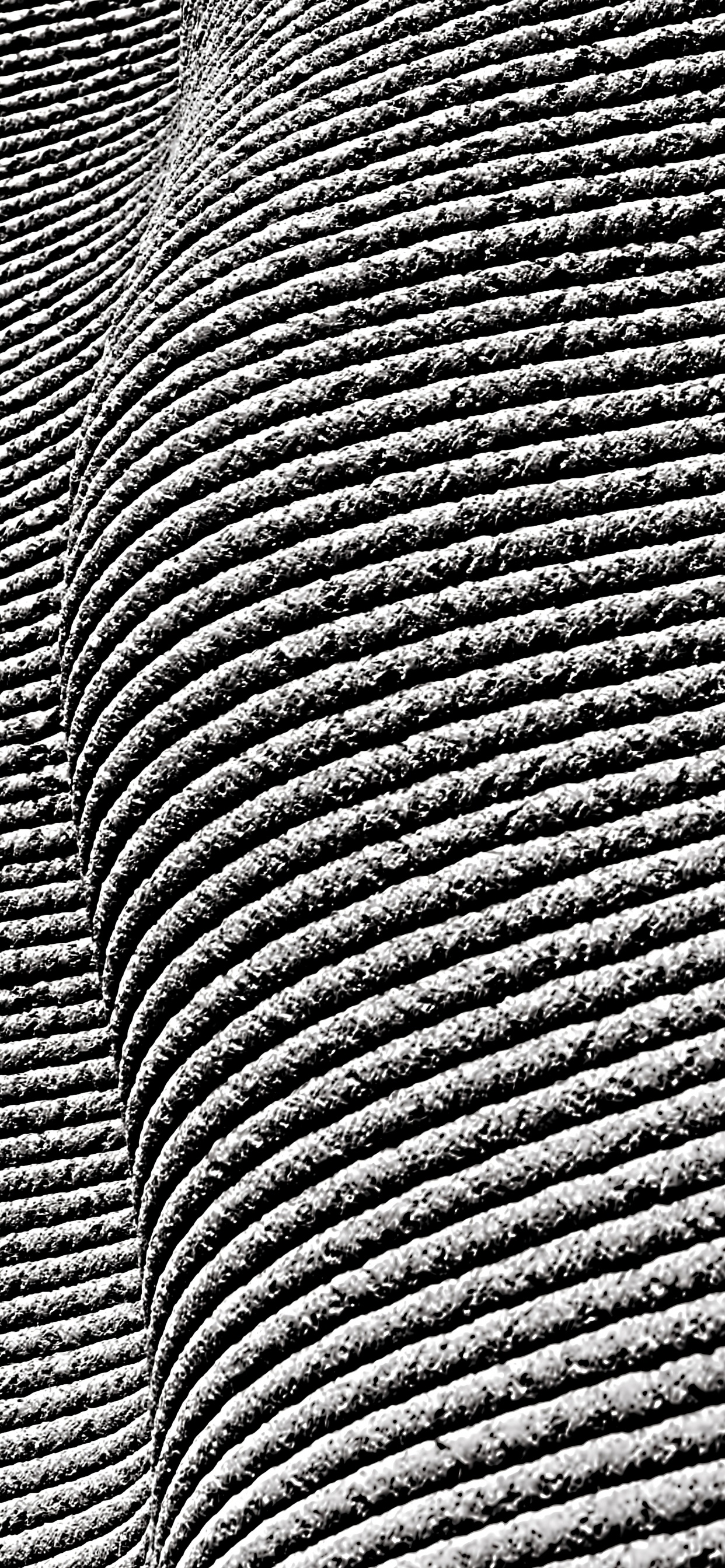 Textile Rayé Noir et Blanc. Wallpaper in 1242x2688 Resolution