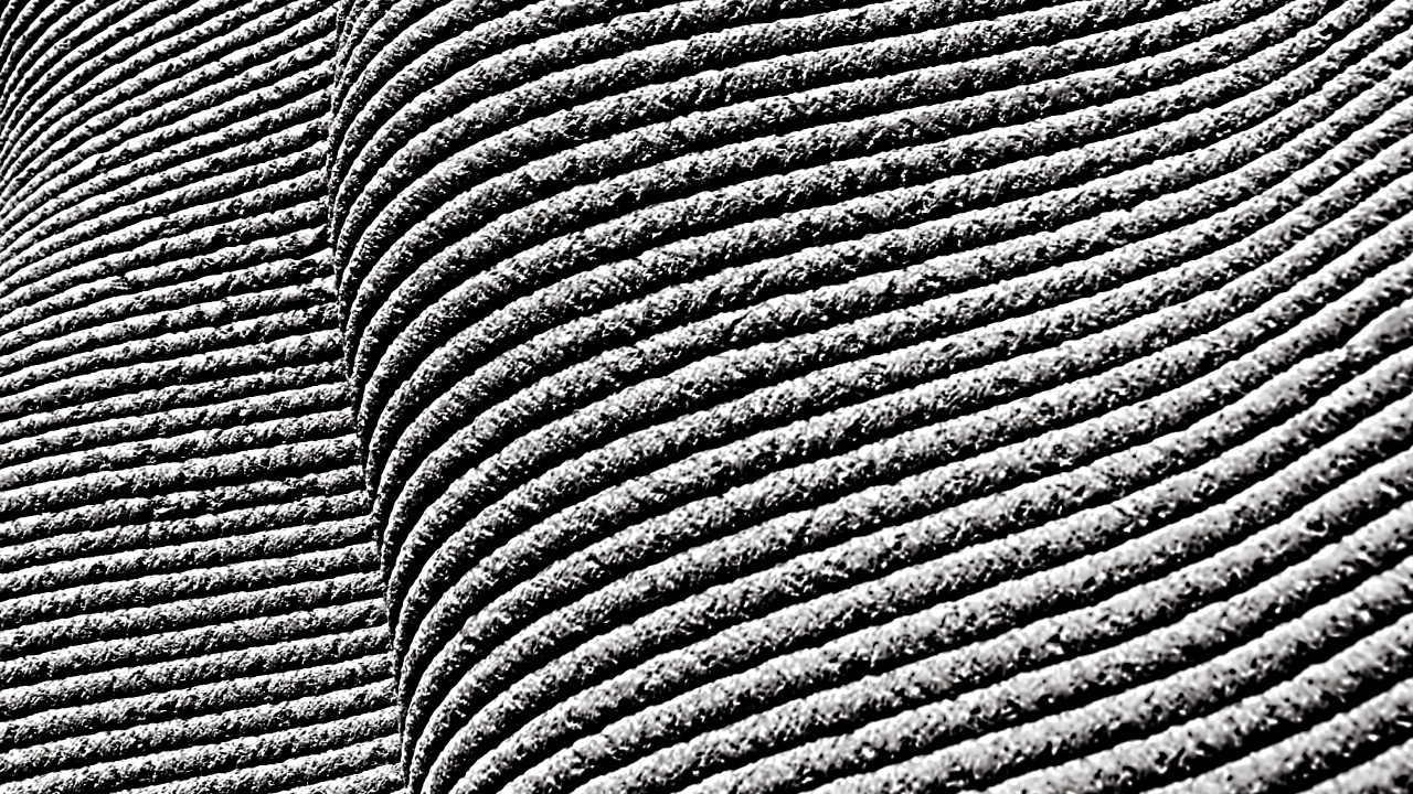 Textile Rayé Noir et Blanc. Wallpaper in 1280x720 Resolution