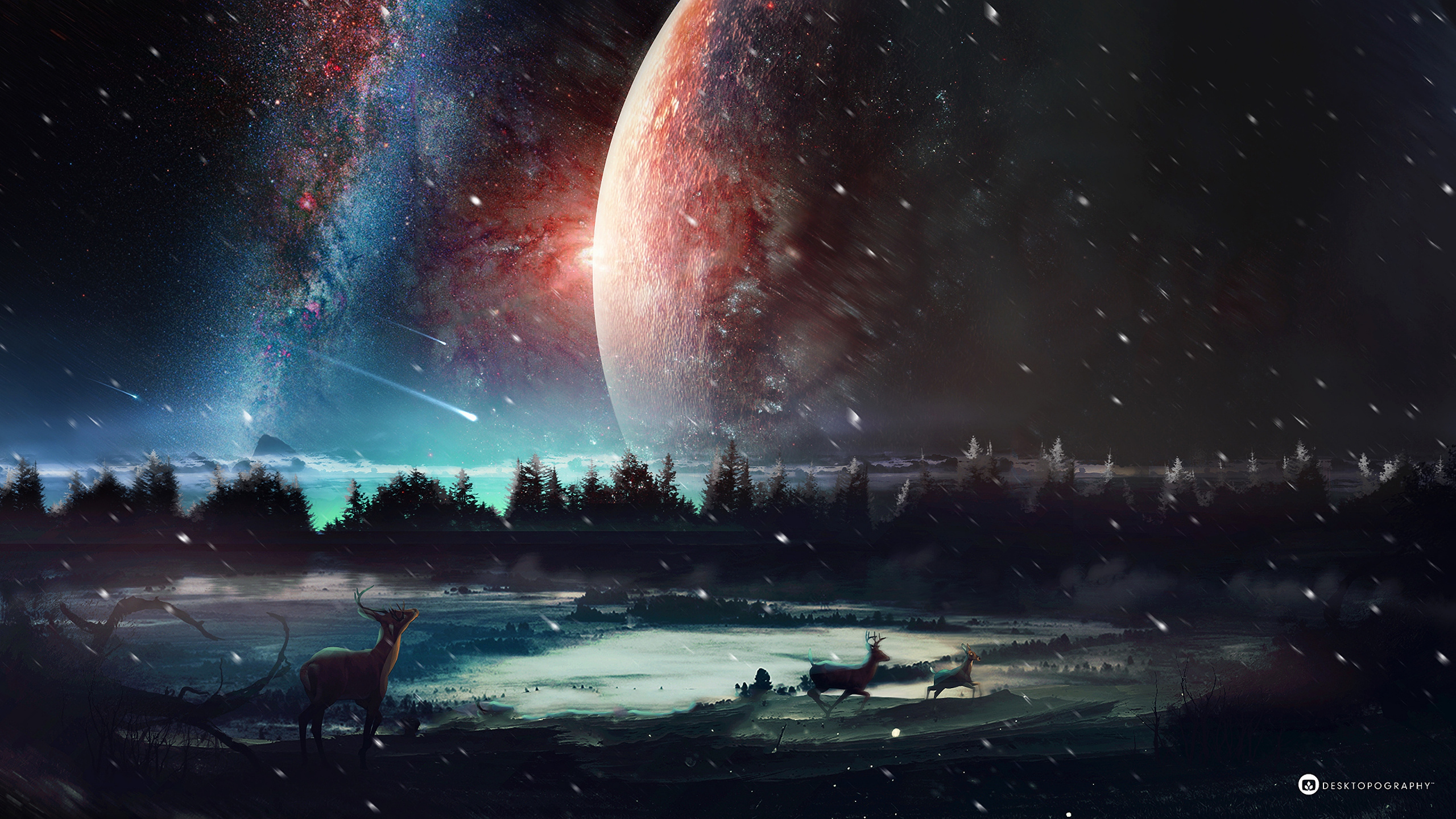 宇宙, 性质, 气氛, 外层空间, 天文学对象 壁纸 2560x1440 允许