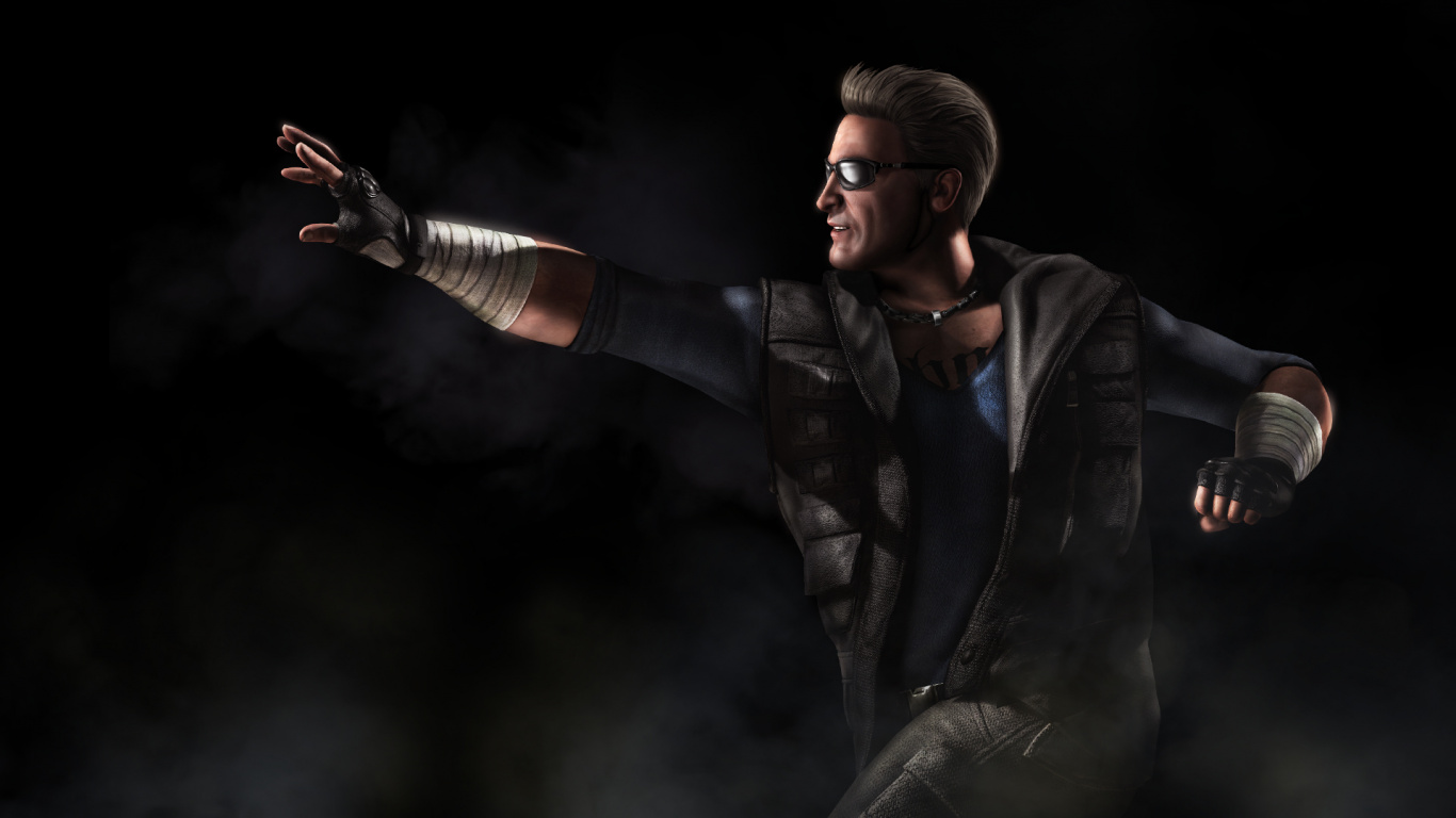 Mortal Kombat x, Johnny Cage, Mortal Kombat, Cassie Cage, Performance. Wallpaper in 1366x768 Resolution