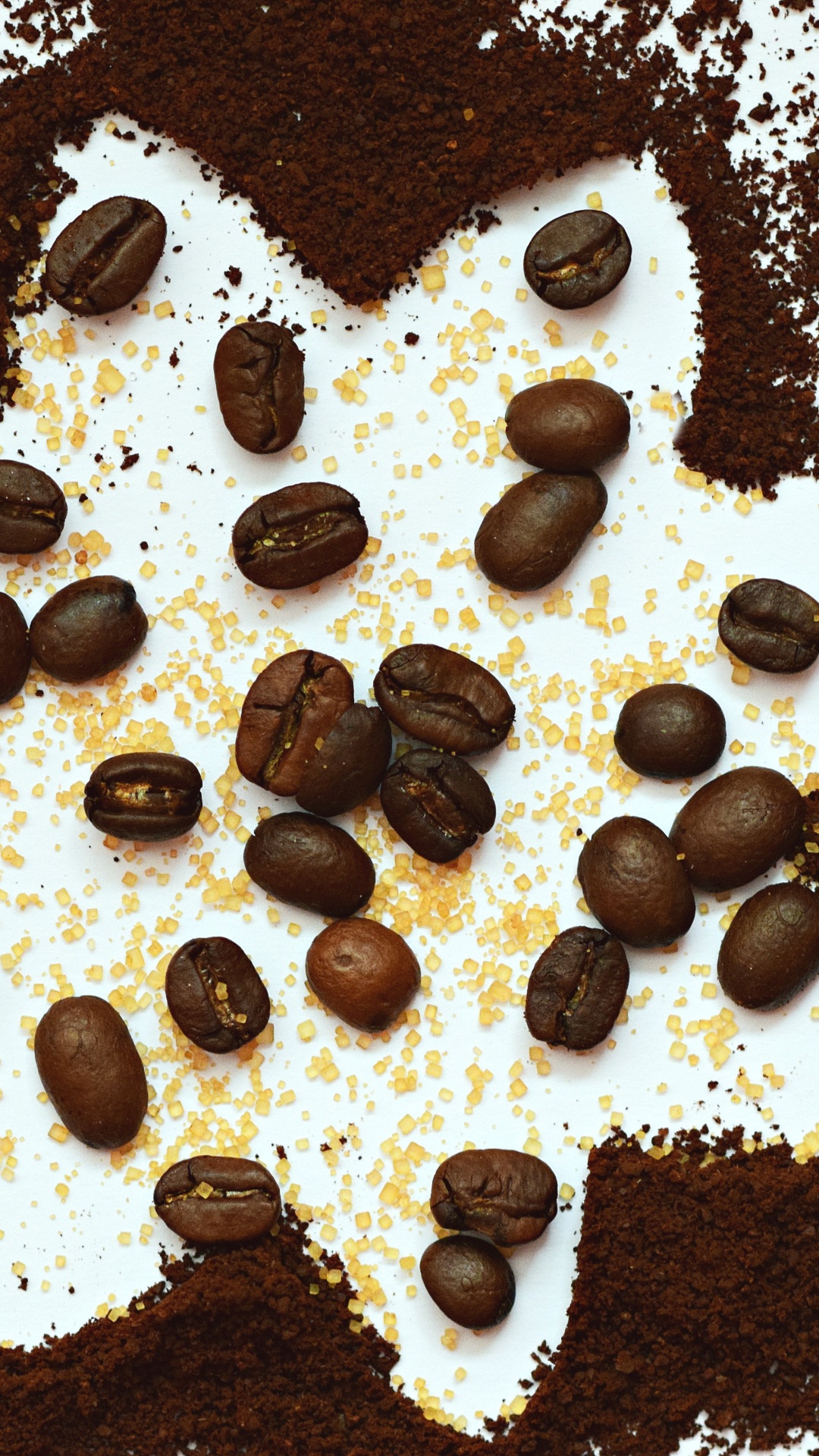 Braune Und Weiße Herzförmige Kekse. Wallpaper in 1080x1920 Resolution