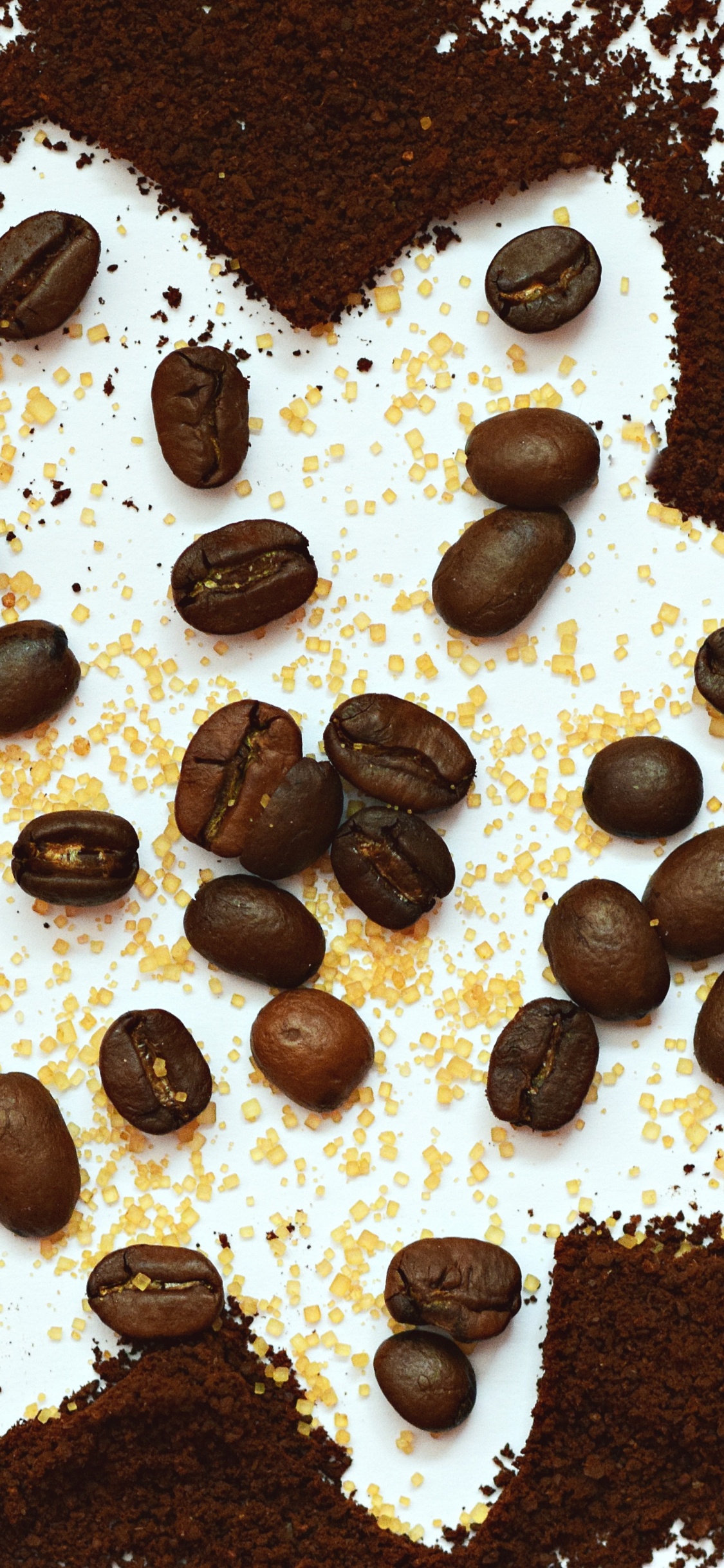 咖啡豆, 食品, 巧克力, 甜点, 巧克力芯片 壁纸 1125x2436 允许