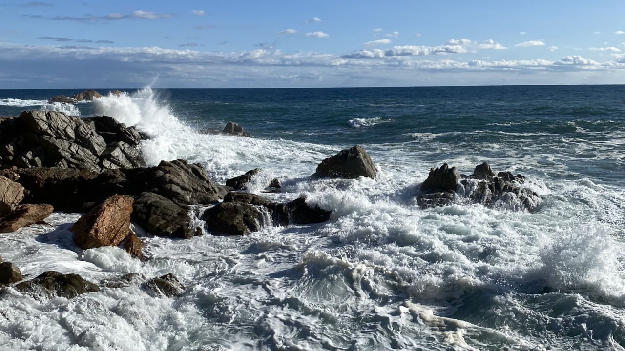 Sea, Coast, Water, Promontory, Headland. Wallpaper in 1280x720 Resolution