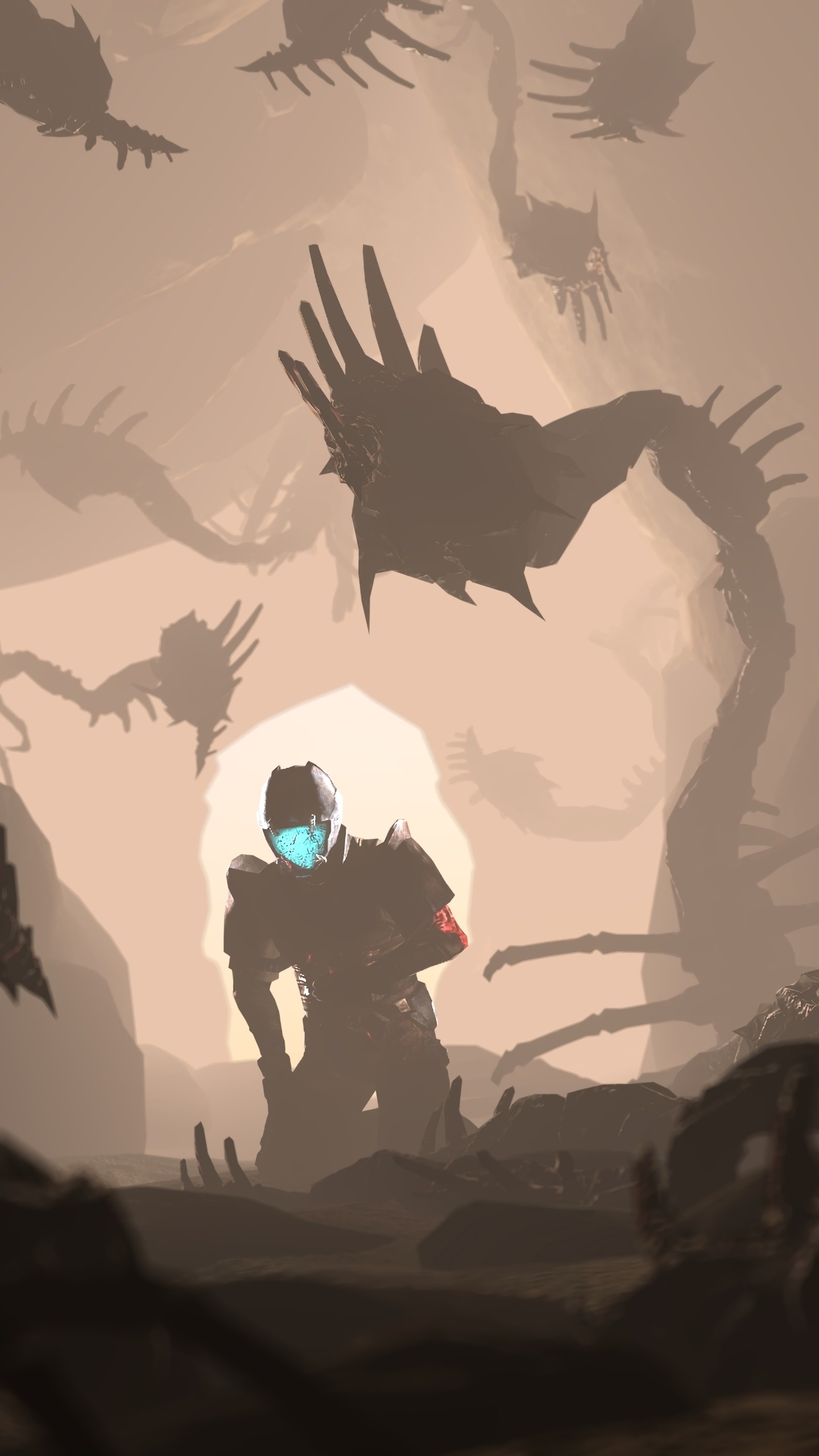 Homme, Dans, Veste Noire, Debout, Sur, Rocher. Wallpaper in 1440x2560 Resolution