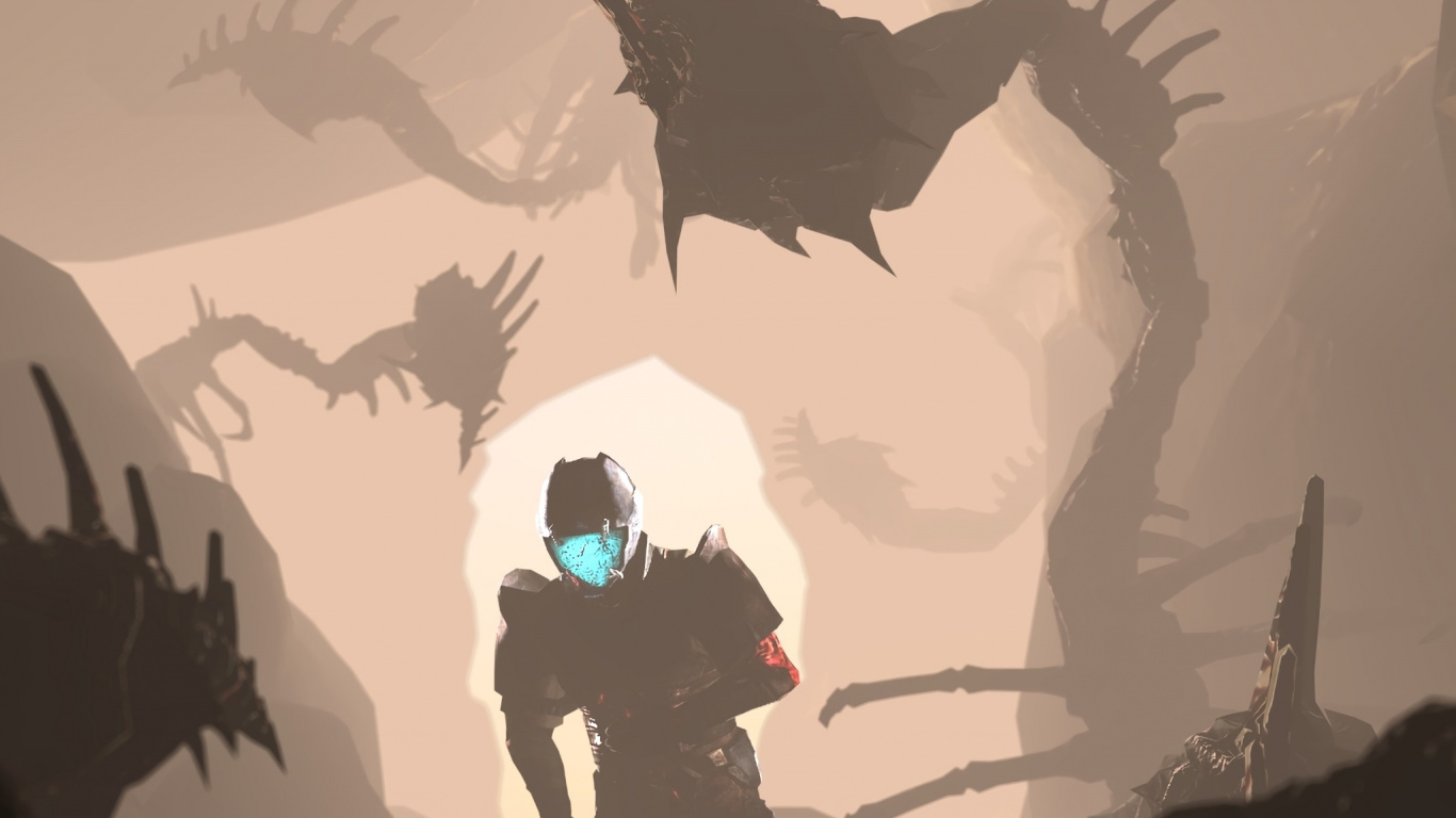 Man in Black Jacket Standing on Rock. Wallpaper in 1366x768 Resolution